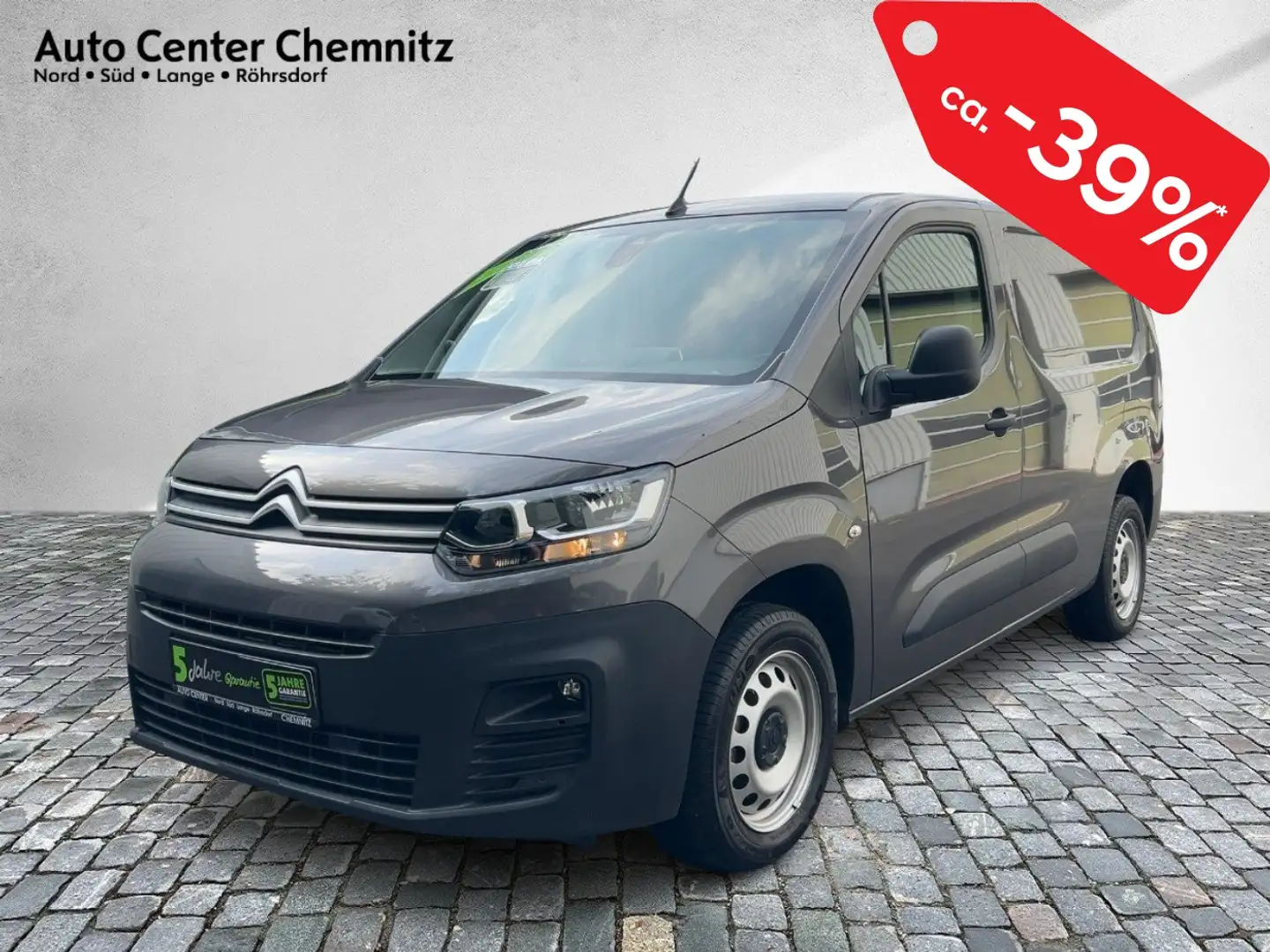 Citroen Berlingo Kasten 1.5 HDi L2 Club XL Navi/PDC/Klima Gris - 2