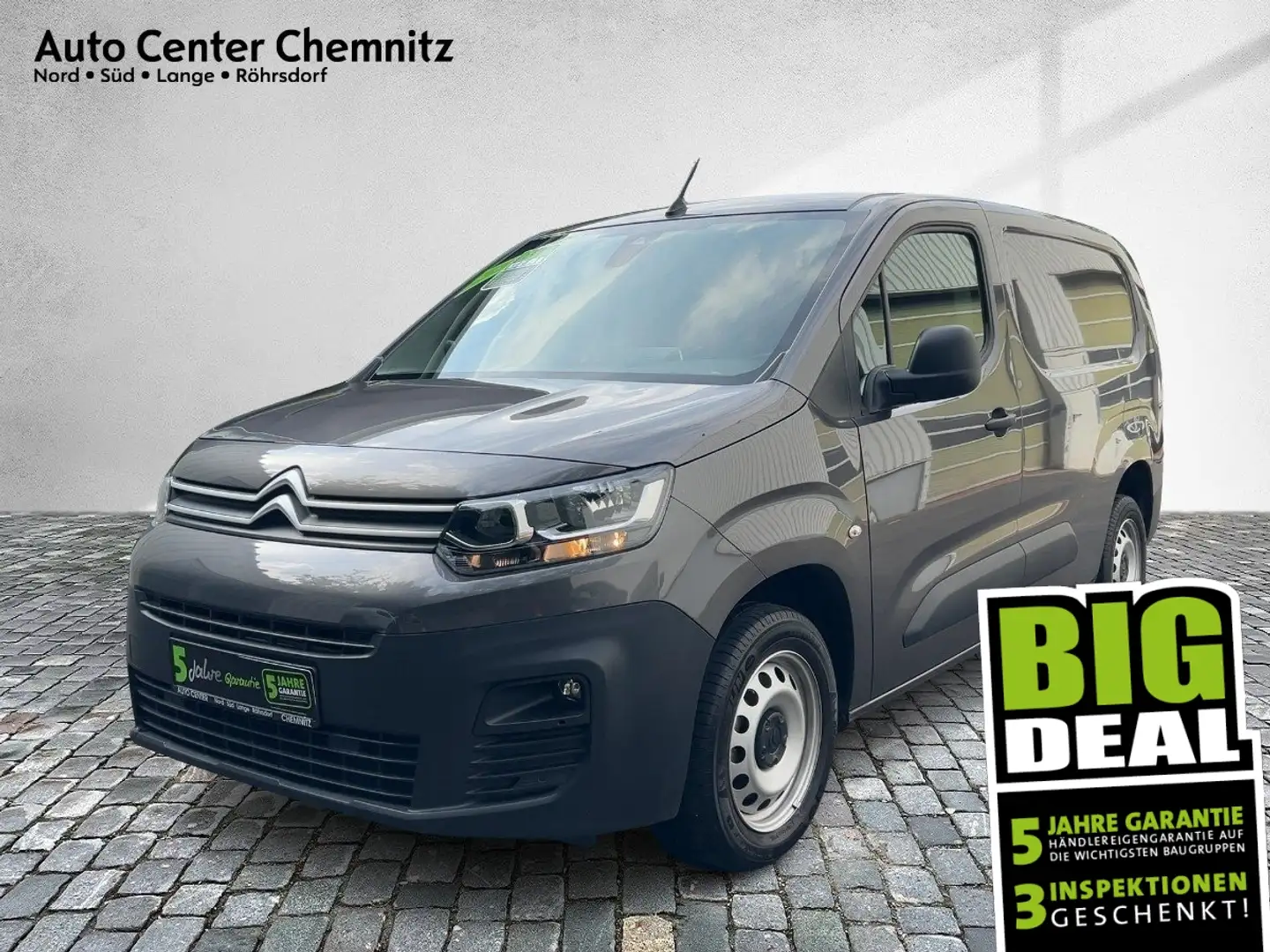 Citroen Berlingo Kasten 1.5 HDi L2 Club XL Navi/PDC/Klima Grijs - 1