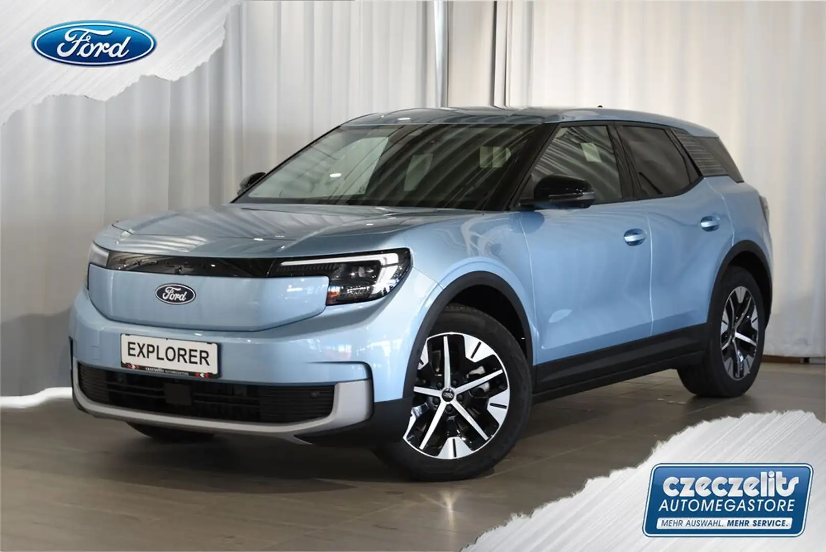 Ford Explorer Elektro Standard Range Blauw - 1