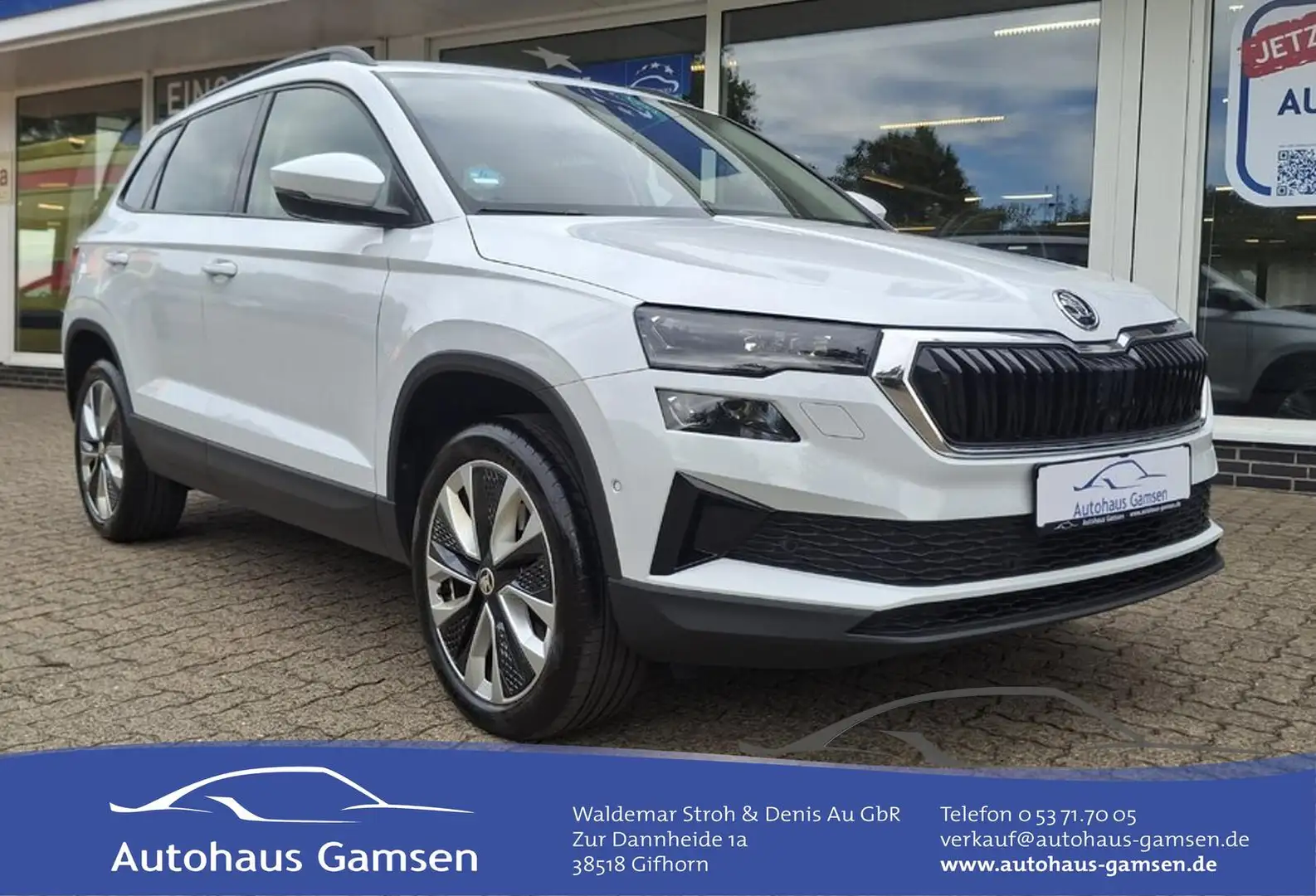 Skoda Karoq 2.0 TDI DSG Style Sthzg/Kamera/LED/Kamera Blanc - 1