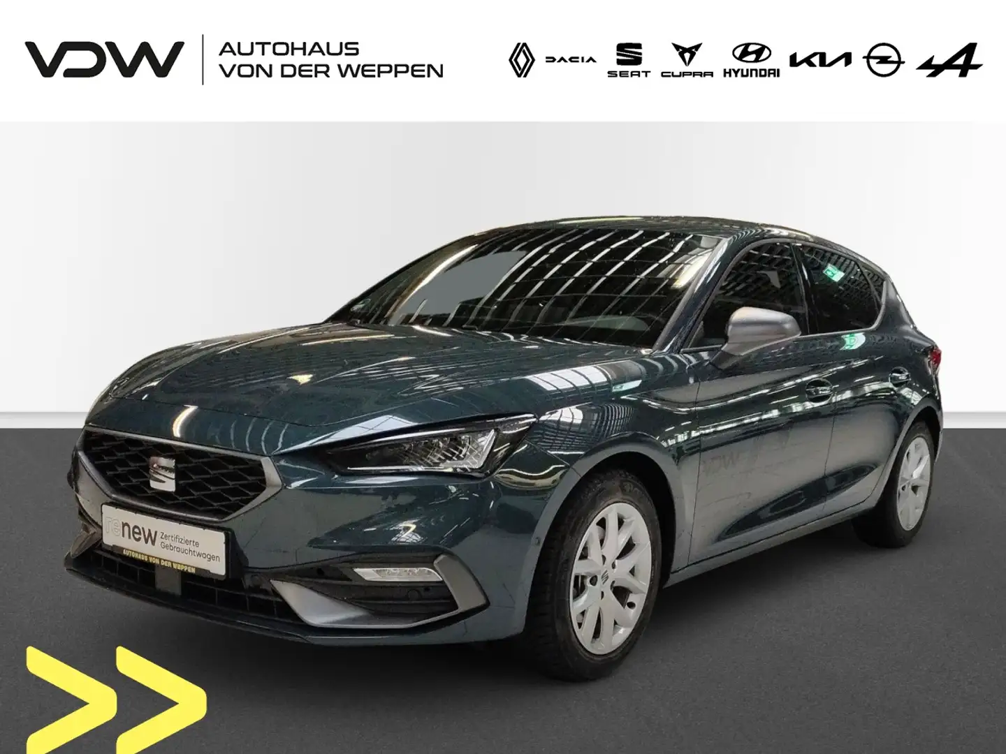 SEAT Leon FR 1.5 150PS DSG Beats SHZ NAVI Kessy uvm. Klima Blau - 1