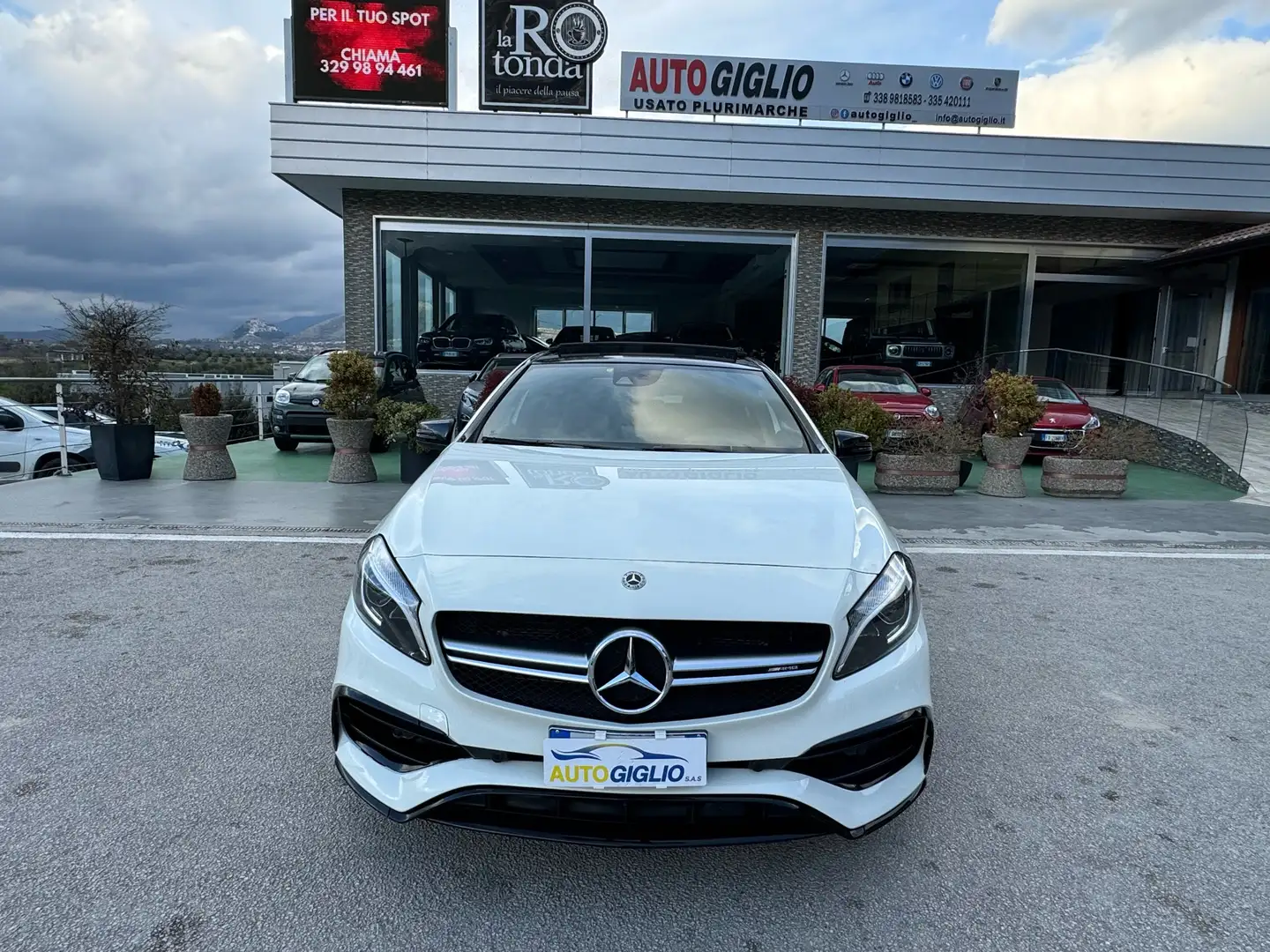 Mercedes-Benz A 45 AMG A AMG 45 4matic 381cv auto TETTO, SOUND Bianco - 2