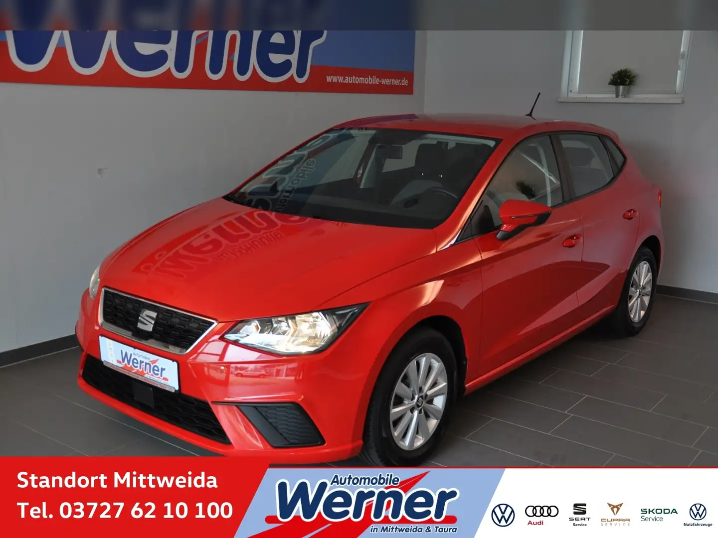 SEAT Ibiza Style 1.0 Navi Klima Rojo - 1