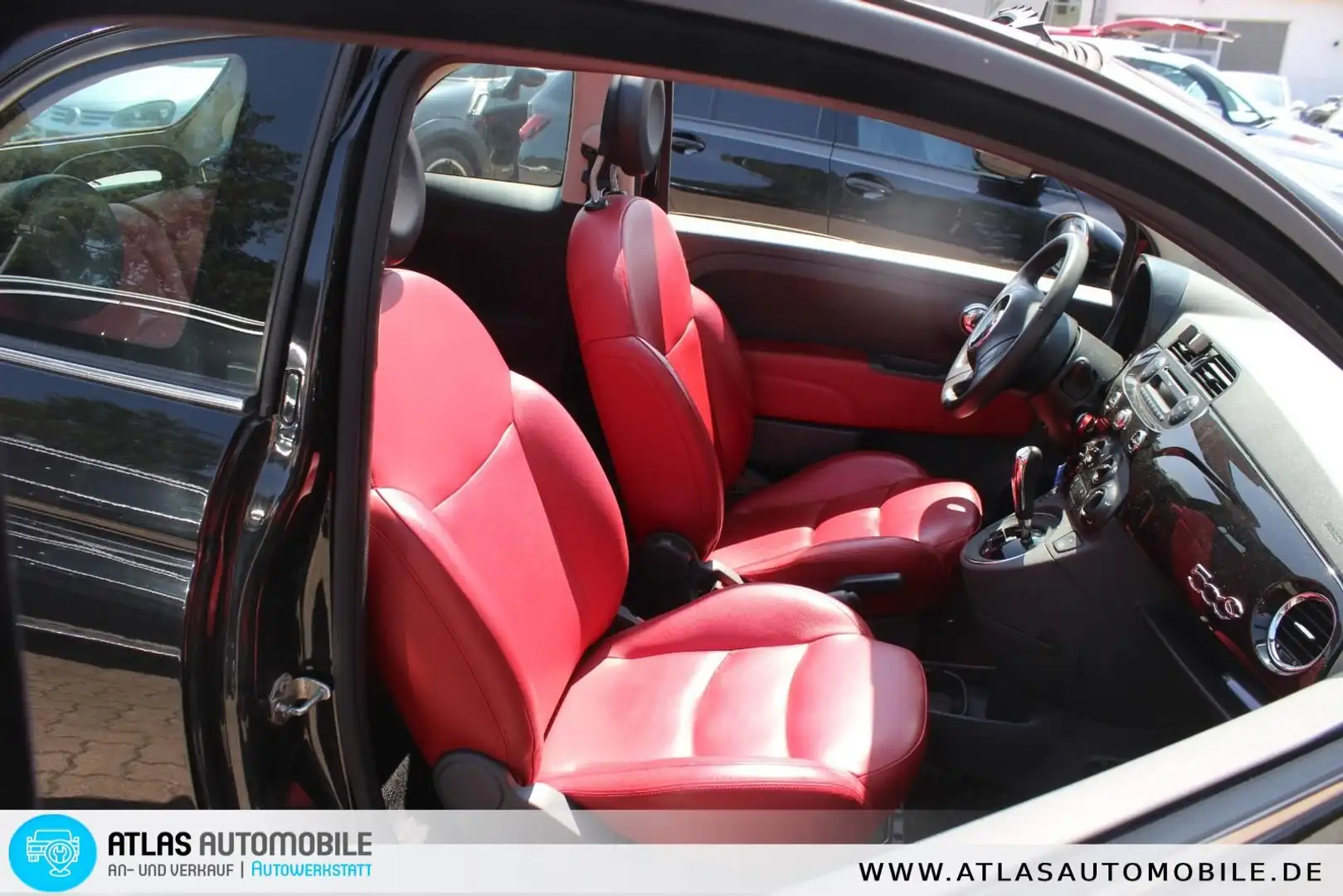 Fiat 500 C Automatik=LEDER=KLIMA=Allwetterreif Schwarz - 2