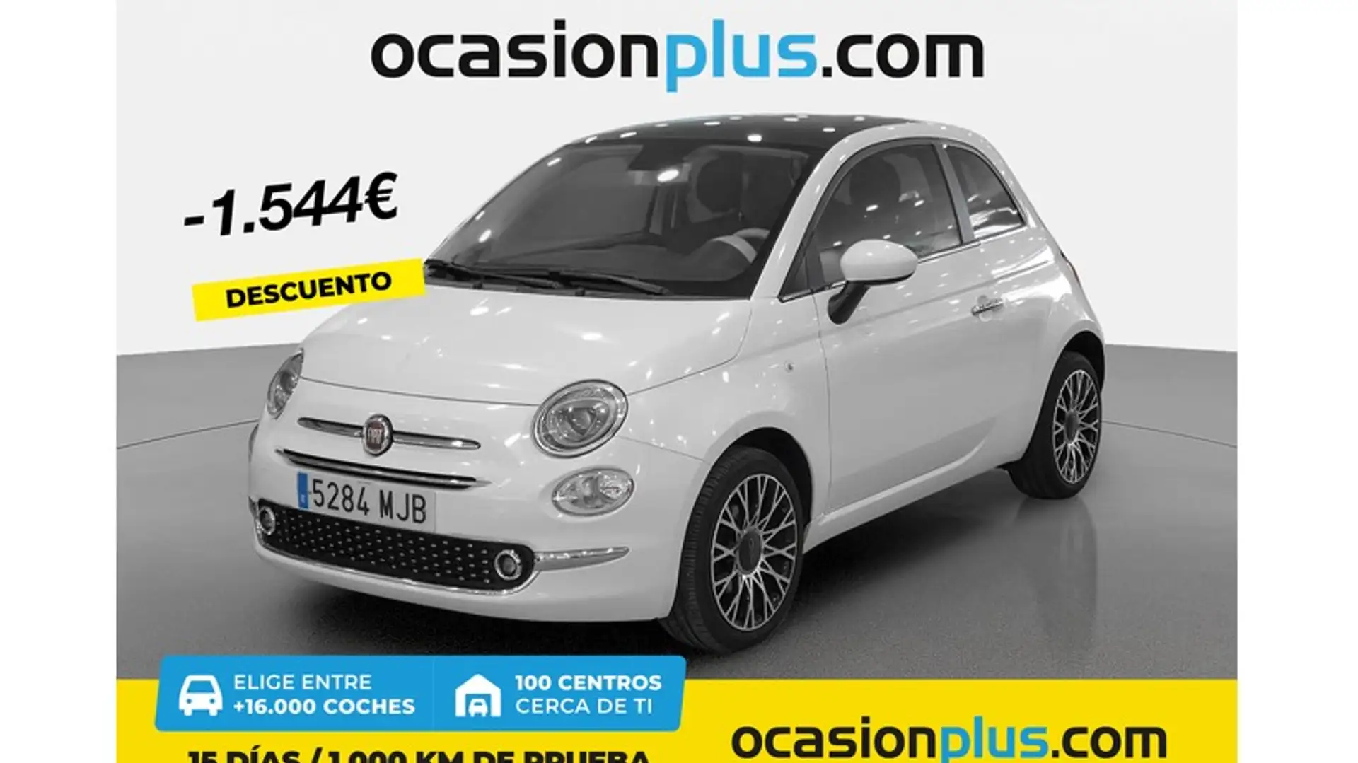 Fiat 500 1.0 Hybrid Dolcevita 52kW Blanc - 1