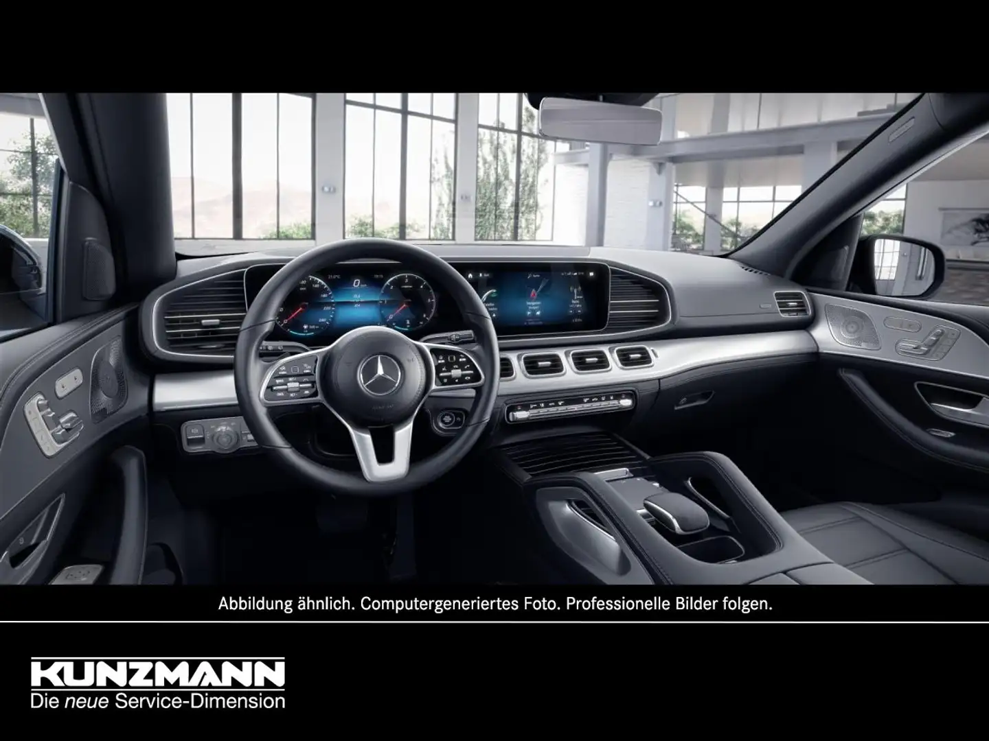 Mercedes-Benz GLE 400 d 4M AMG Night MBUX Panorama AHK 360° Bleu - 2