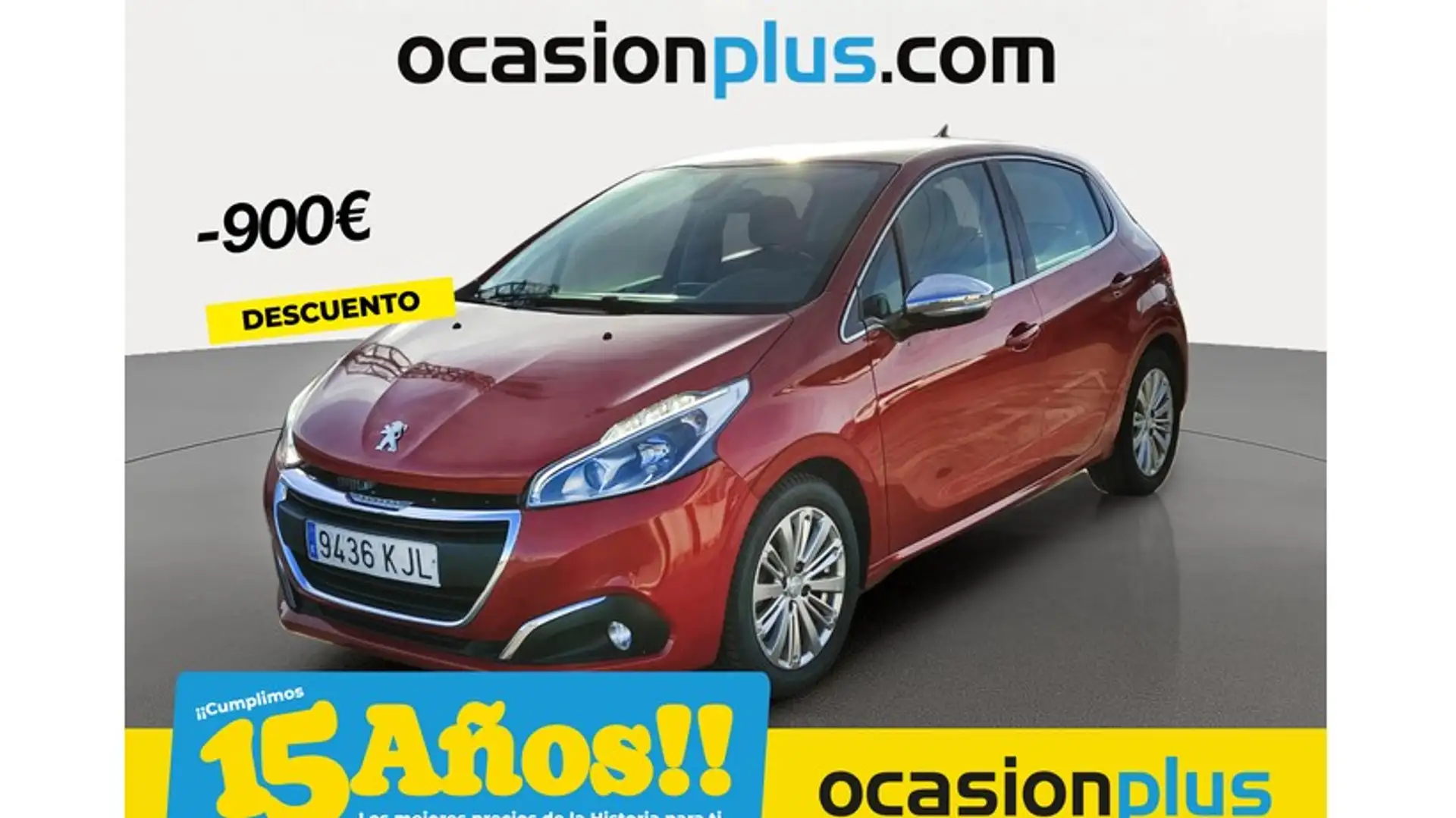 Peugeot 208 1.2 PureTech S&S Allure EAT6 110 Rojo - 1