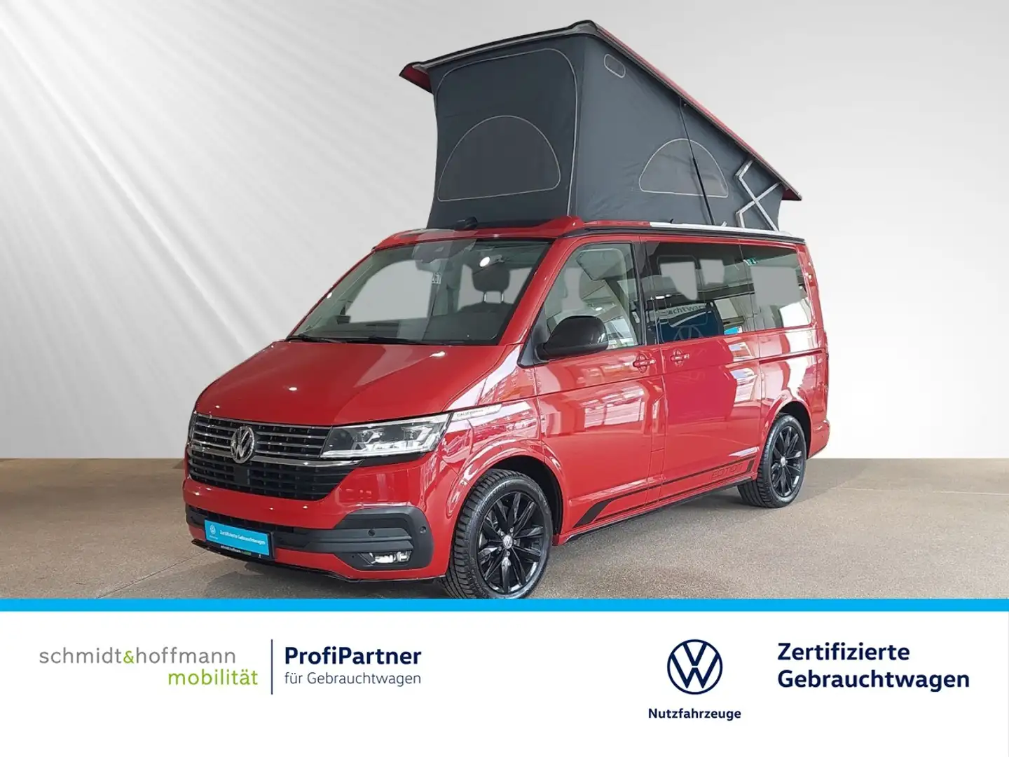 Volkswagen T6.1 California Beach Tour Edition 4Motion 2.0 TDI Klima Navi Rot - 1