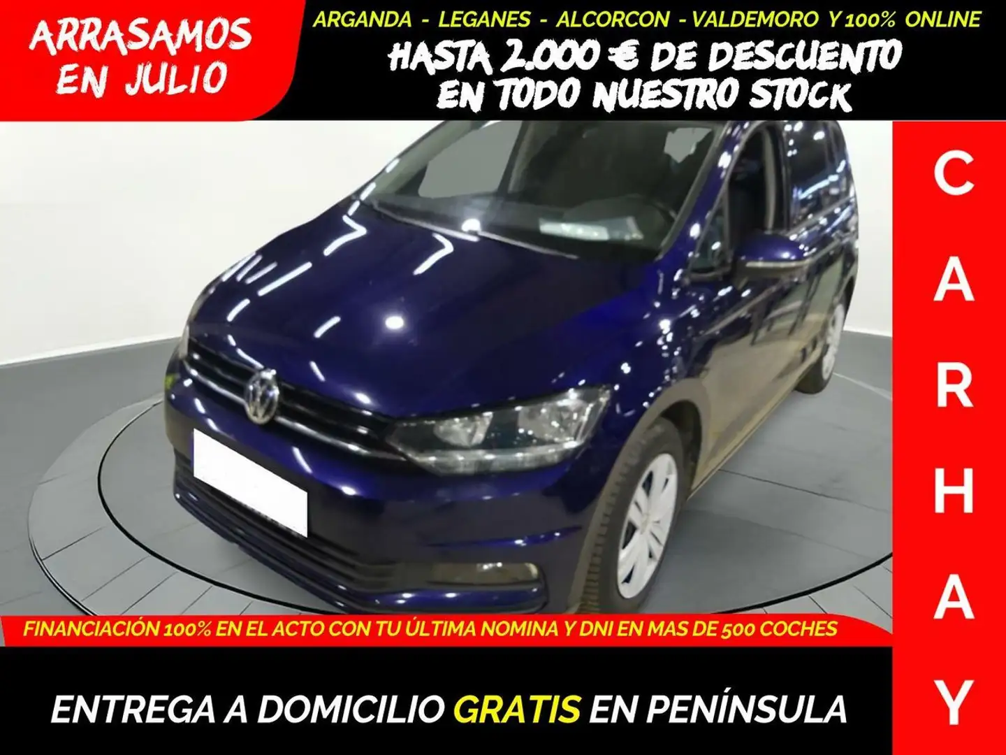 Volkswagen Touran 1.6TDI Business Edition 85kW Blu/Azzurro - 1
