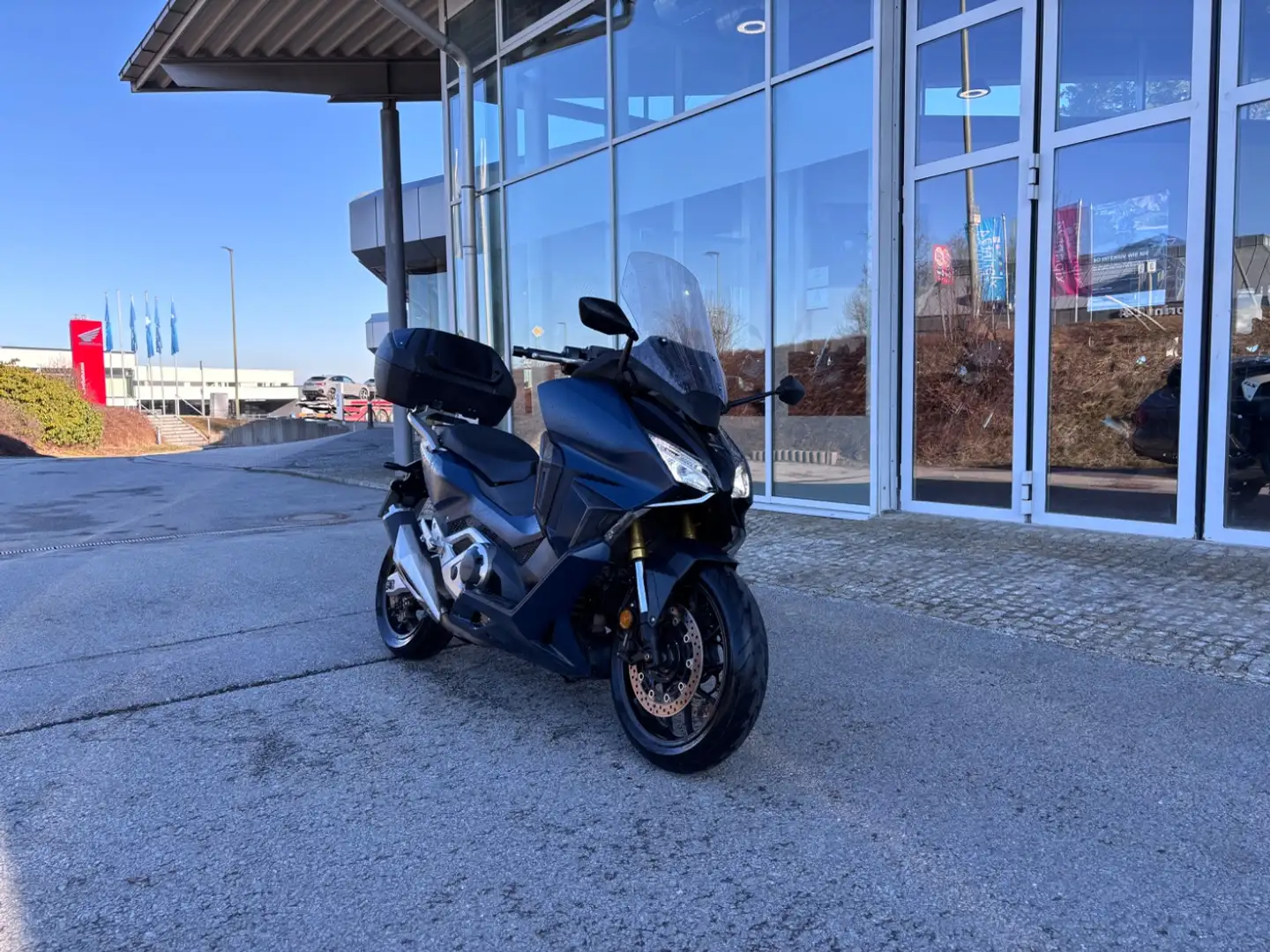 Honda Forza 750 NSS 750, Windabweiser, Topcase, Azul - 2