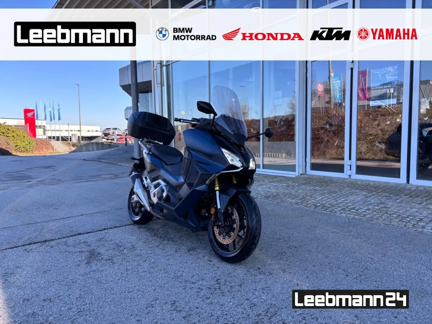 Honda Forza 750 NSS 750, Windabweiser, Topcase, Azul - 1