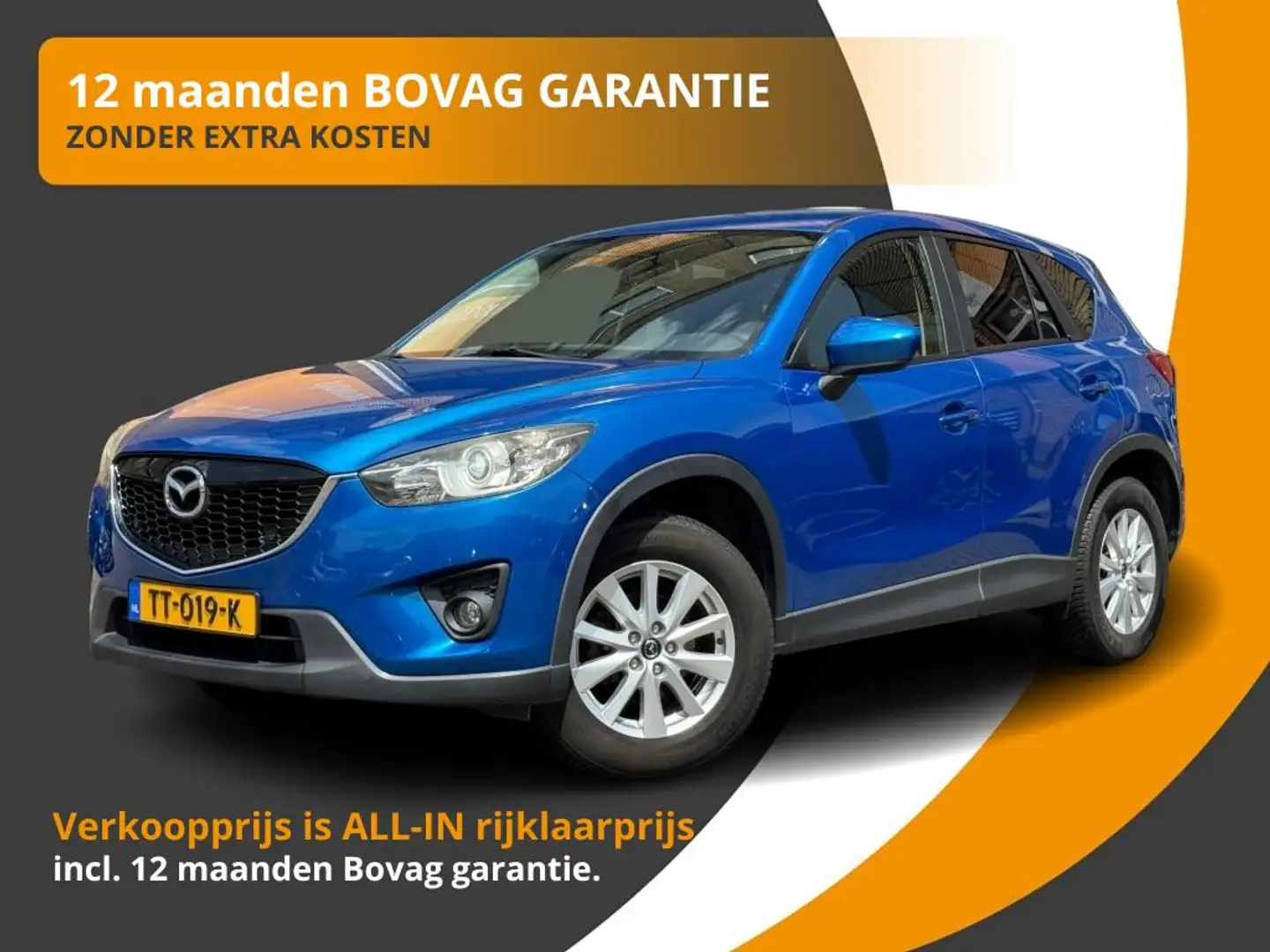 Mazda CX-5 2.0 SA-G TS+ AUTOMAAT AWD/LMV/PDC/TREKHAAK/124.000 Blauw - 1