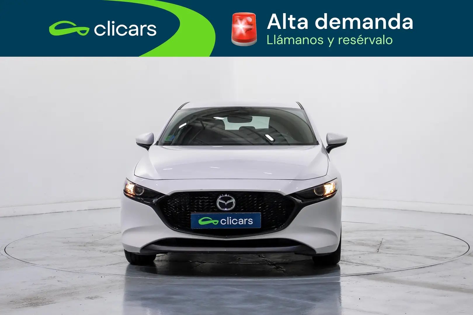 Mazda 3 2.5 e-Skyactiv-G Prime-line Aut. 103kW Blanco - 2
