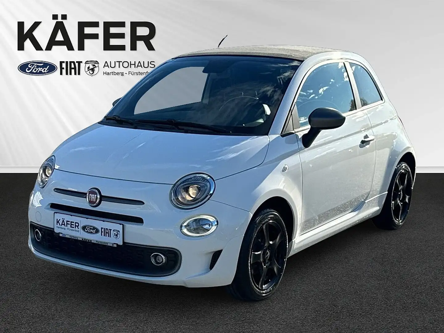 Fiat 500C 1,2 Fire 70 Sport Weiß - 1