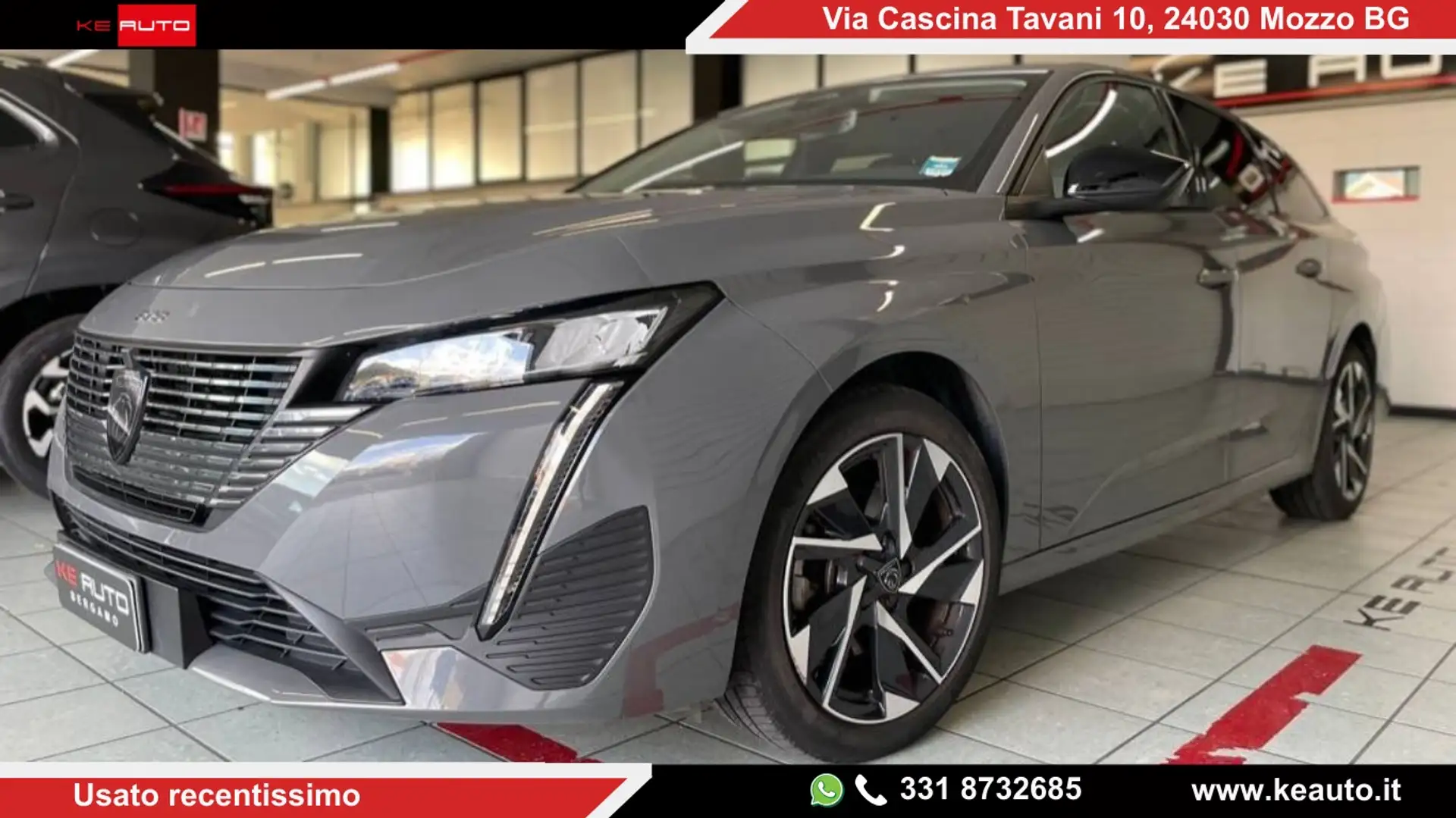 Peugeot 308 308 III 2021 SW SW 1.2 puretech t Allure Pack s Grigio - 1