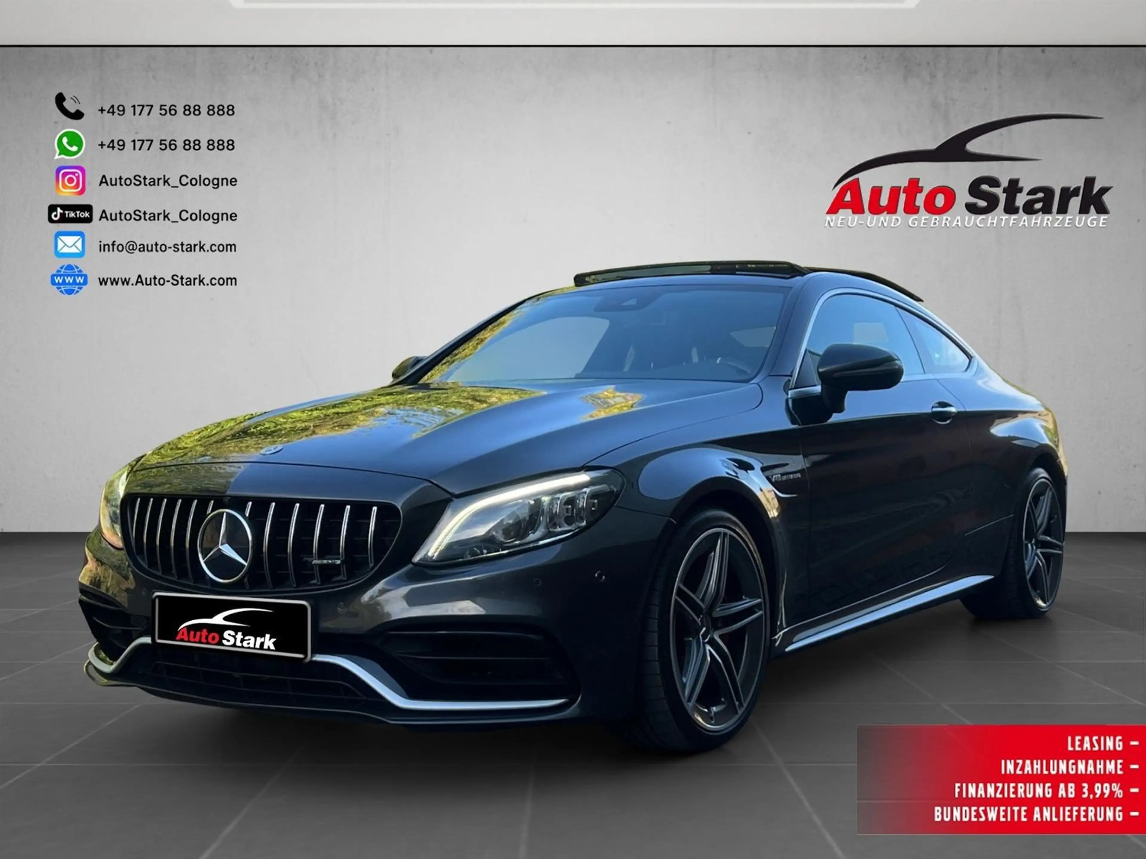Mercedes-Benz C 63 AMG S Pano° Multibeam°Keyless°Memory°360°Burmester°