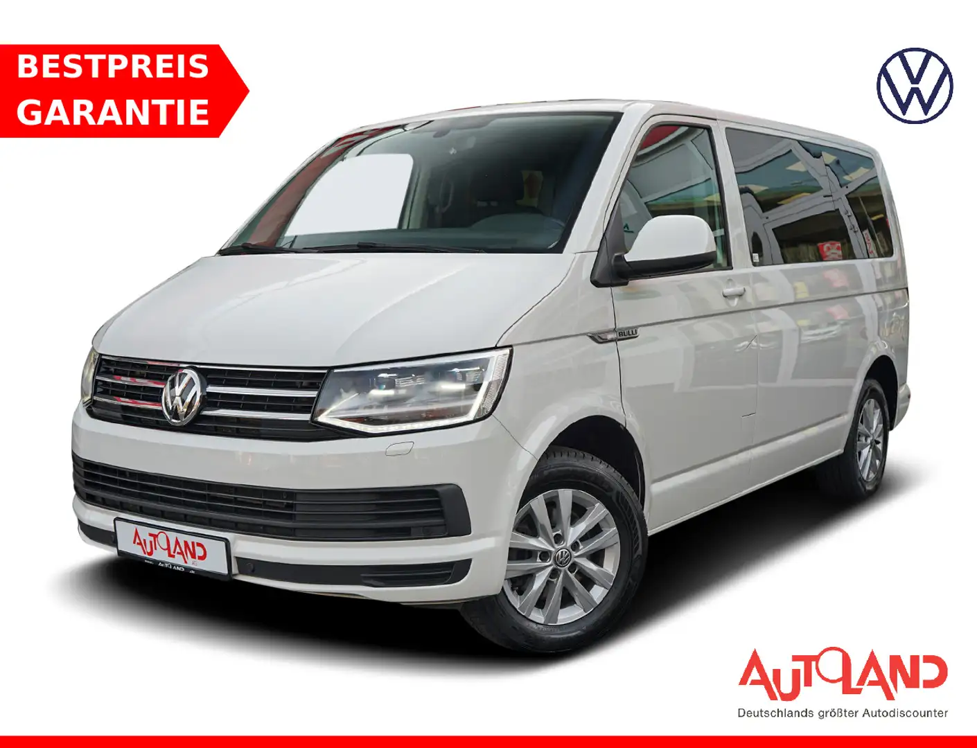 Volkswagen T6 Caravelle T6 2.0 TDI Caravelle LED Navi Klima Kamera PDC Bianco - 1