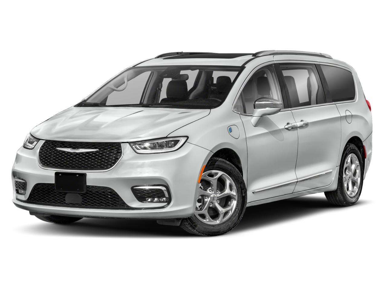 White 2022 Chrysler Pacifica Hybrid Minivan Front-Wheel Drive Automatic
