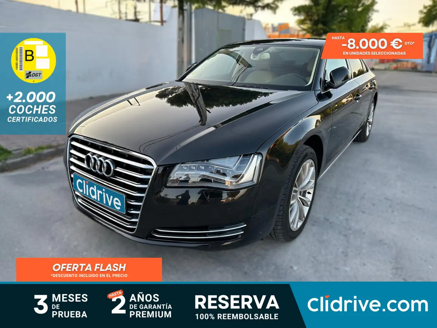 Audi A8 3.0TDI quattro Tiptronic Negro - 1