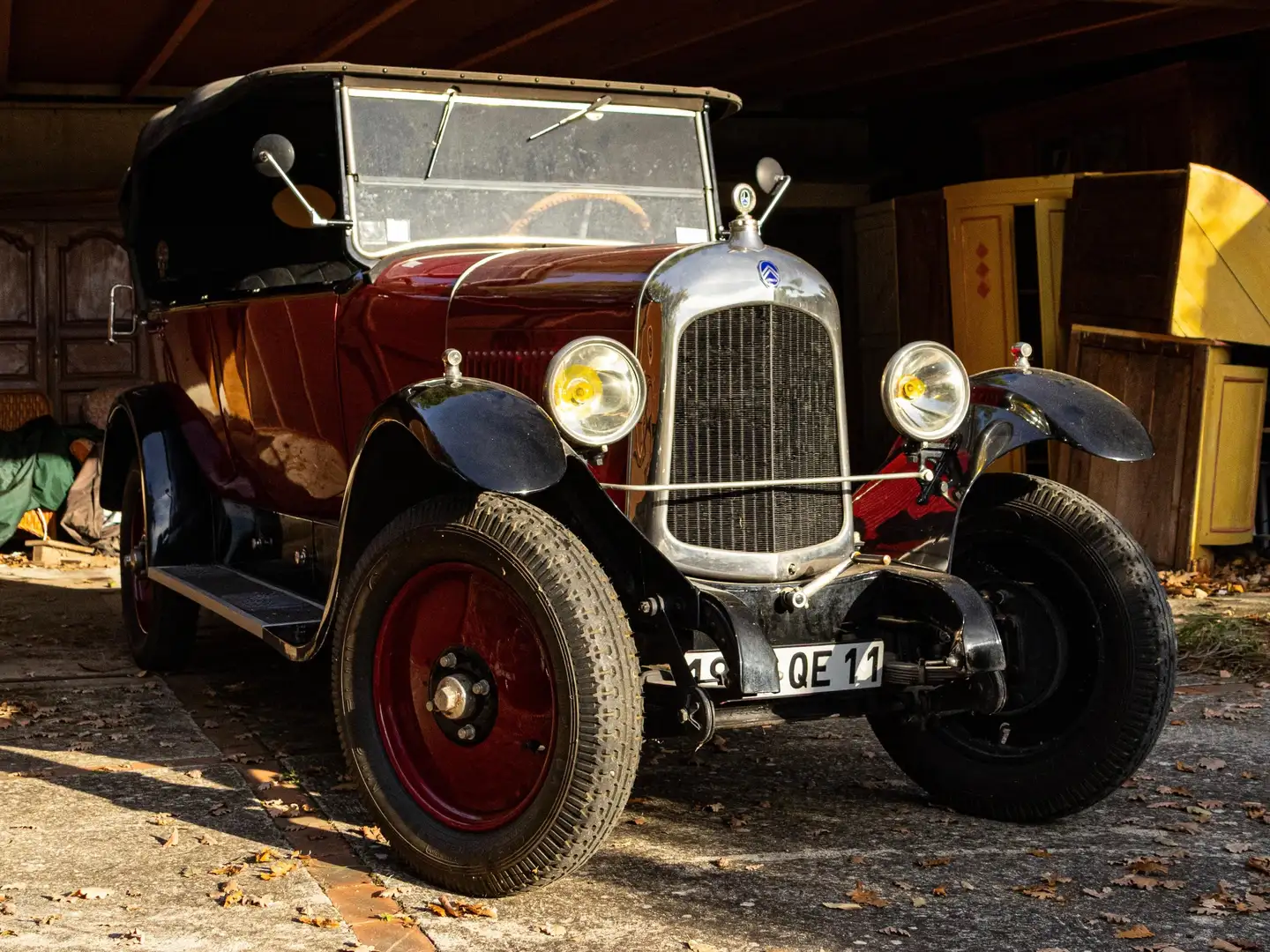 Citroen Citroën B2 Torpédo Rot - 1