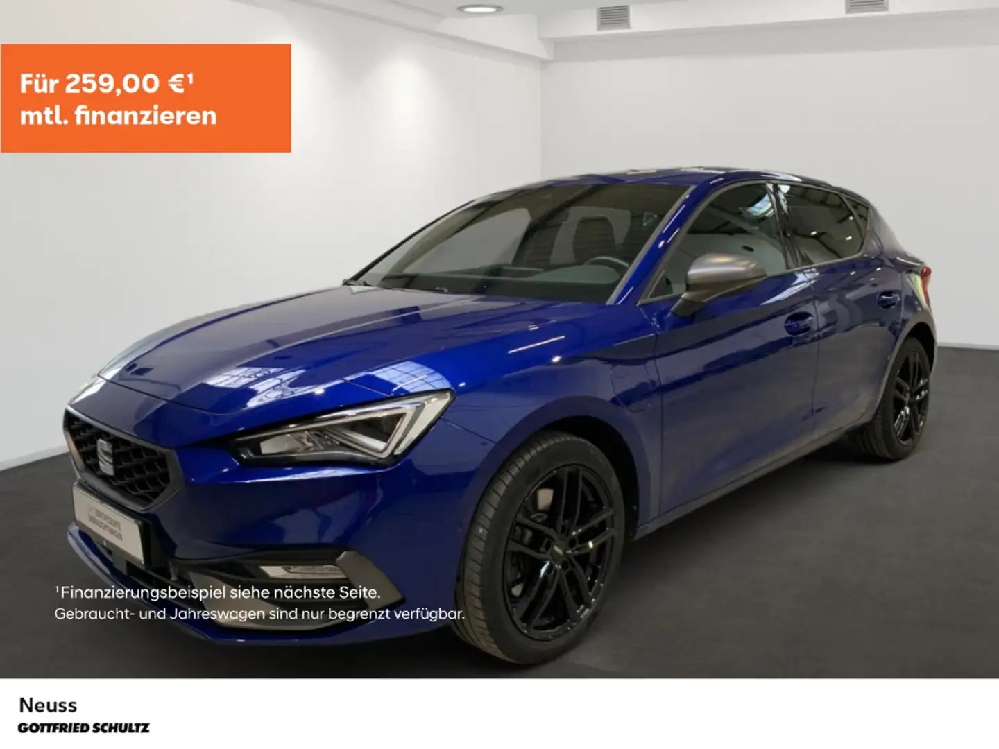 SEAT Leon FR HYBRID LED FULL-LINK SITZHEIZUNG NAVI DAB Blauw - 1