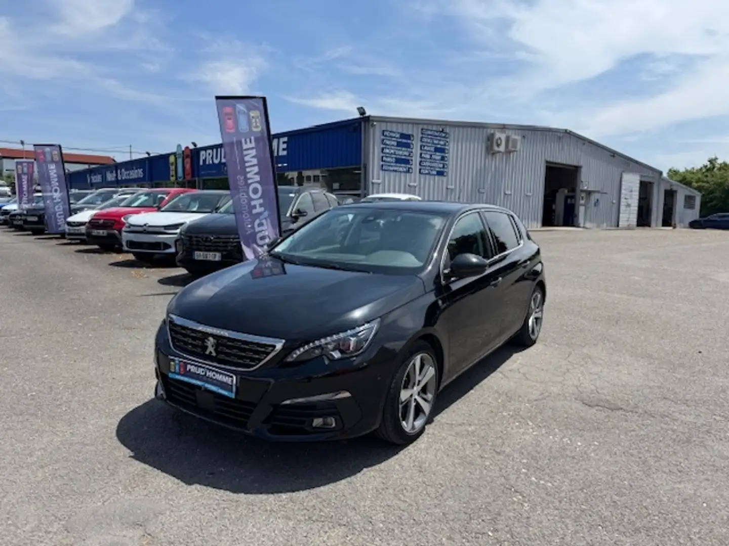 Peugeot 308 1.2 PURETECH 130CH  TECH EDITION + PARK ASSIST Zwart - 1