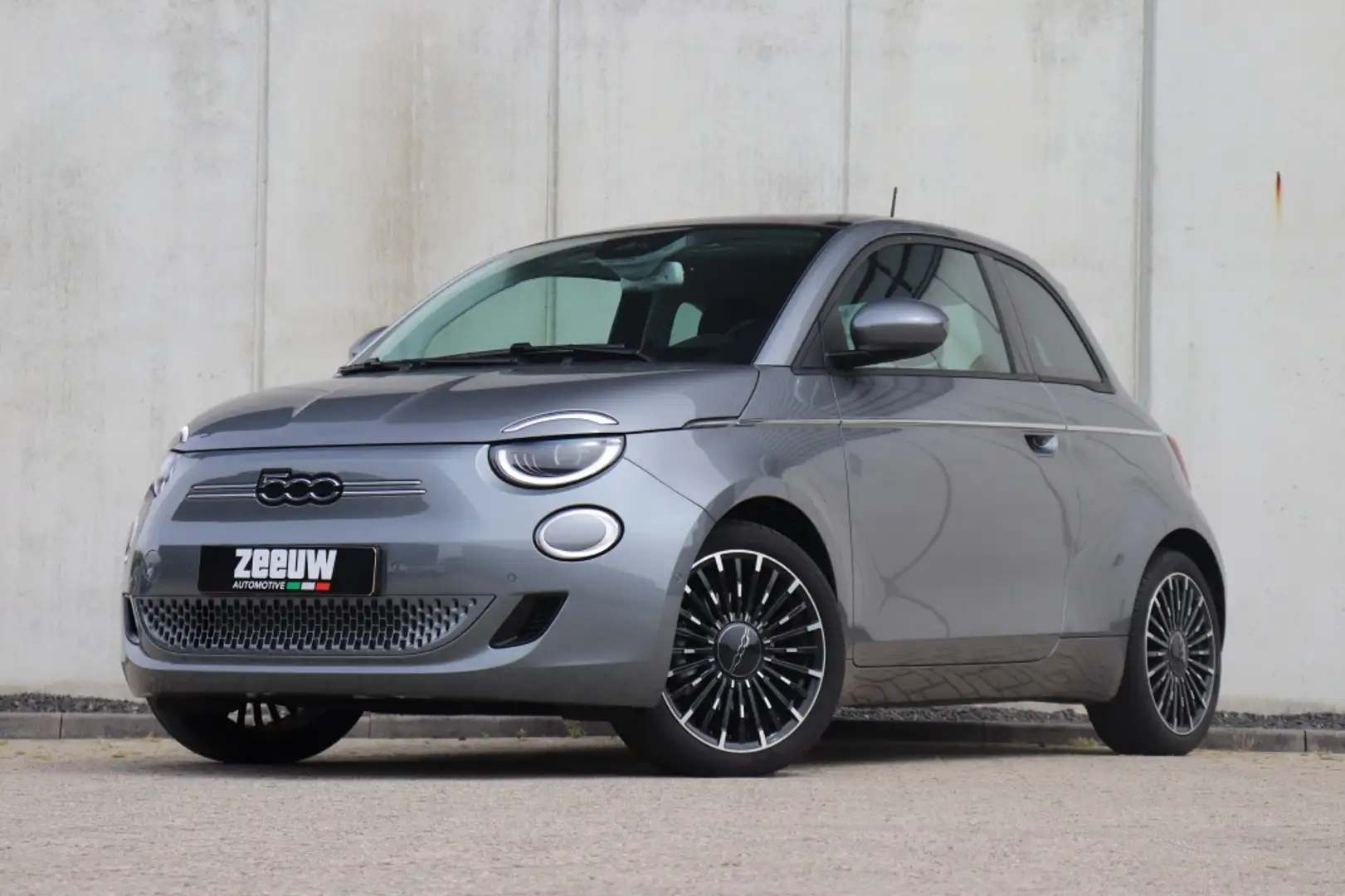 Fiat 500 Icon 42 kWh | Pano | Camera | Winter | LED | Navi Gris - 2