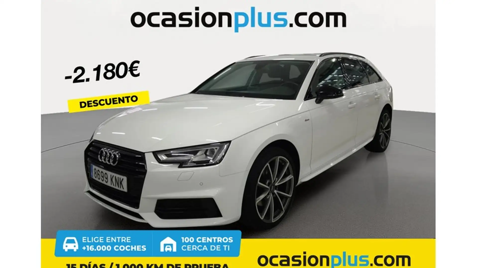 Audi A4 Avant 2.0TDI Black line edition 110kW Weiß - 1