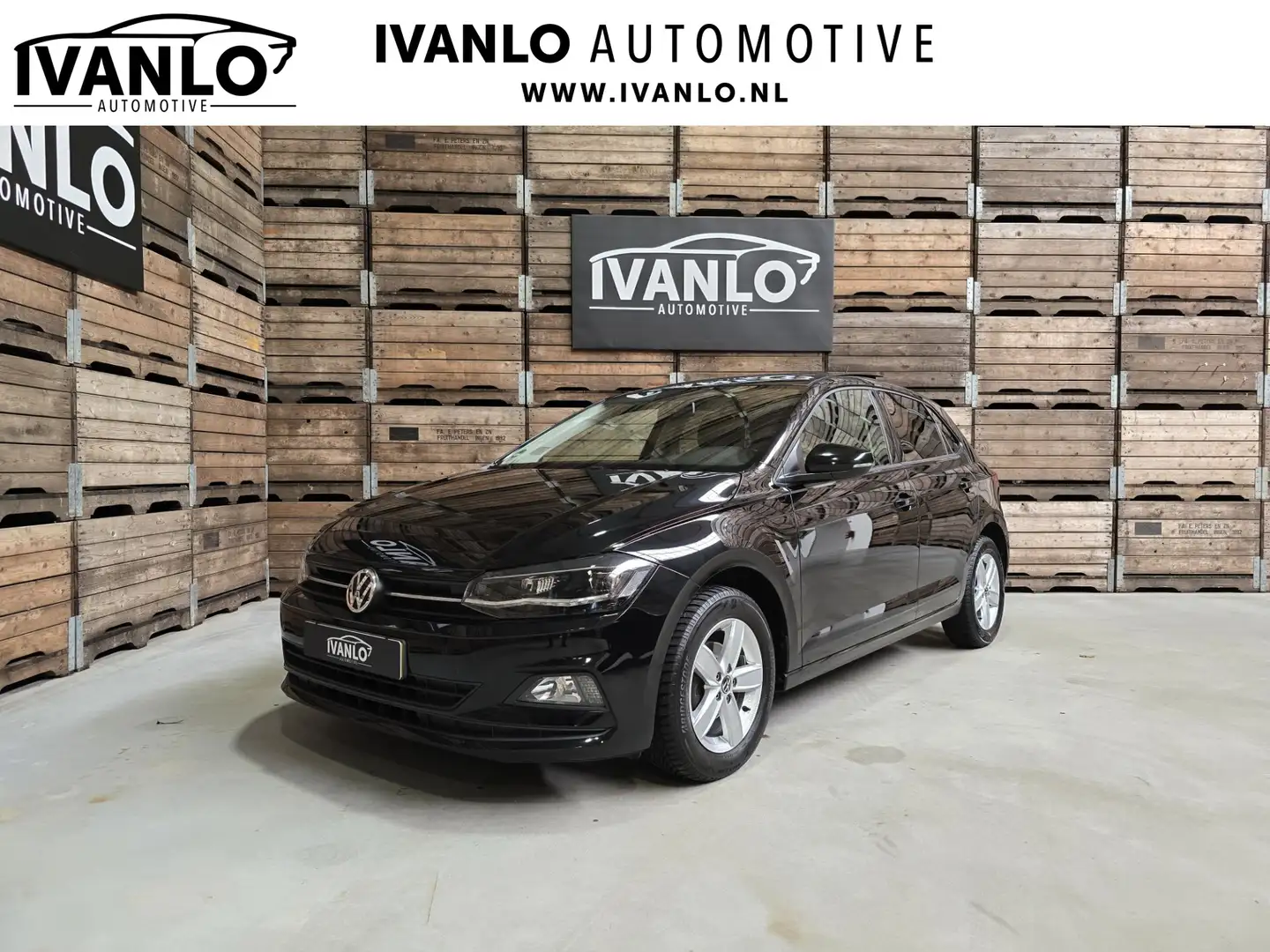 Volkswagen Polo 1.0 TSI Comfortline Pano Full LED Airco Cruise Nav Zwart - 1