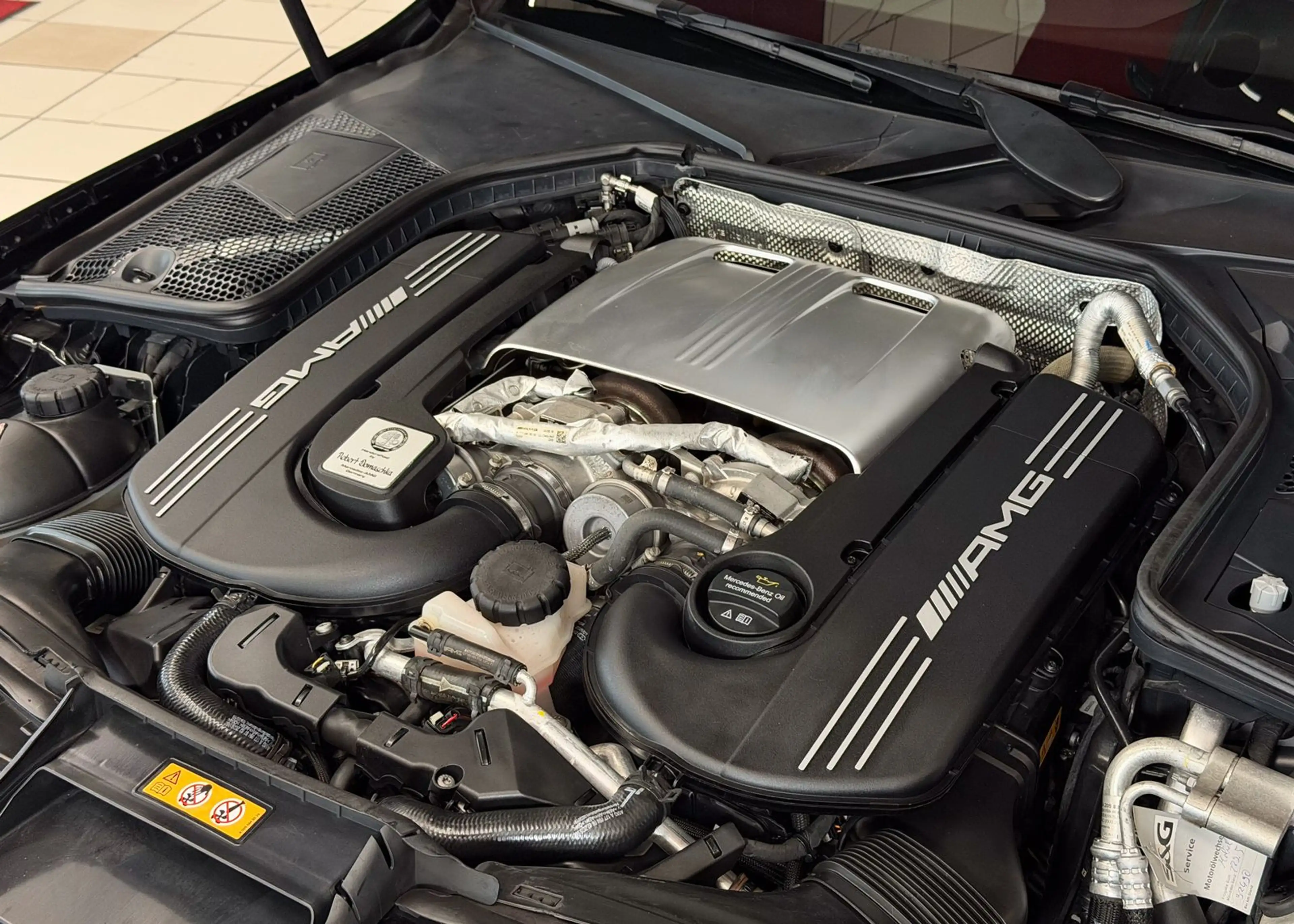 Mercedes-Benz C 63 AMG S MWST AHK Pano HU Widescreen Burmester — photo 42