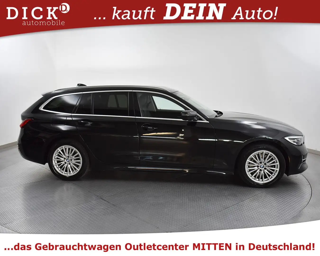BMW 330 d T xD Luxury Line MEMO+PROF+LED+KAM+HUD+AHK+ Noir - 2