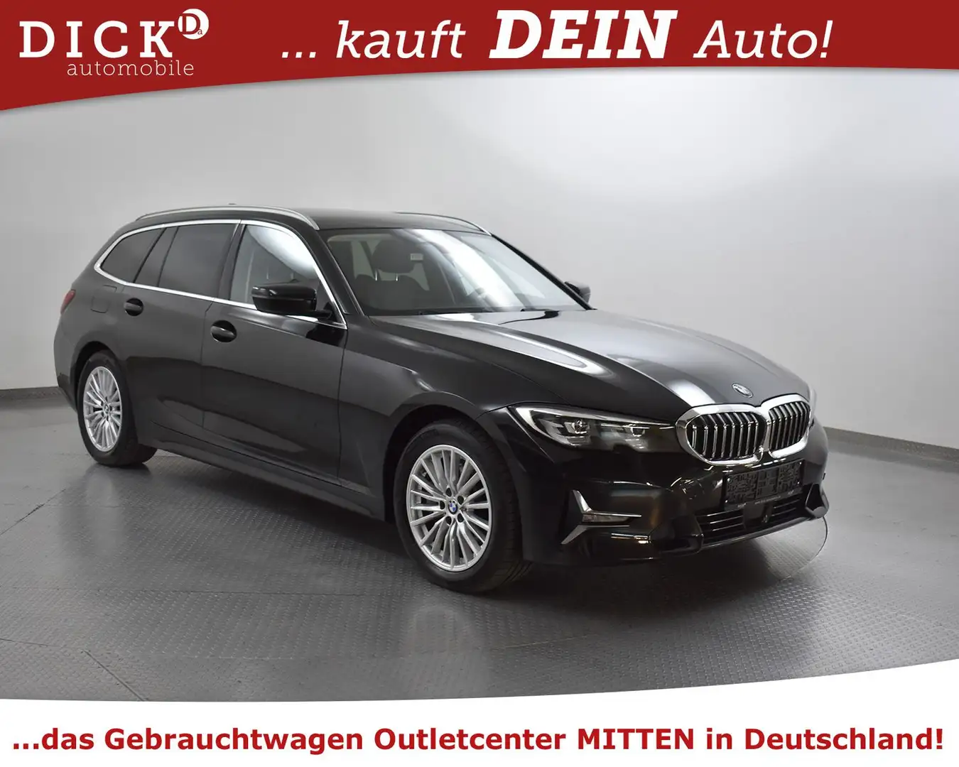 BMW 330 d T xD Luxury Line MEMO+PROF+LED+KAM+HUD+AHK+ Noir - 1