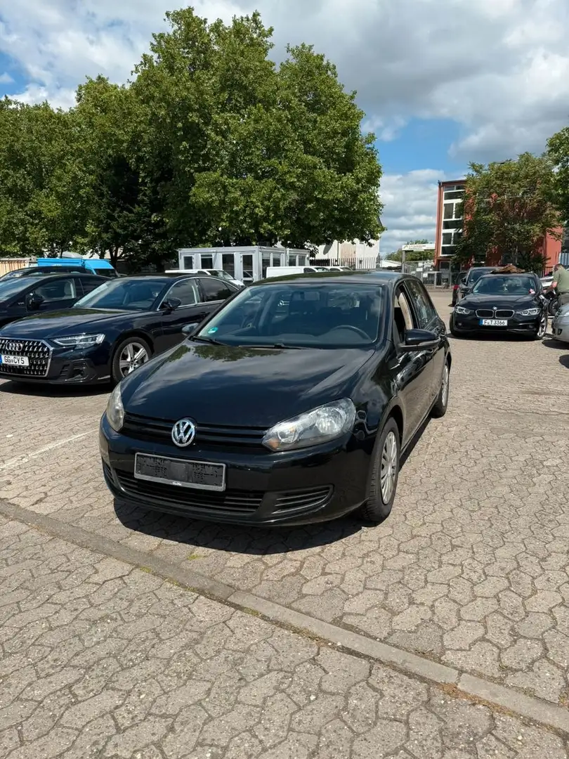 Volkswagen Golf VI 1.4 Trendline*1.Hand*AHK*AC*EURO5 Schwarz - 1