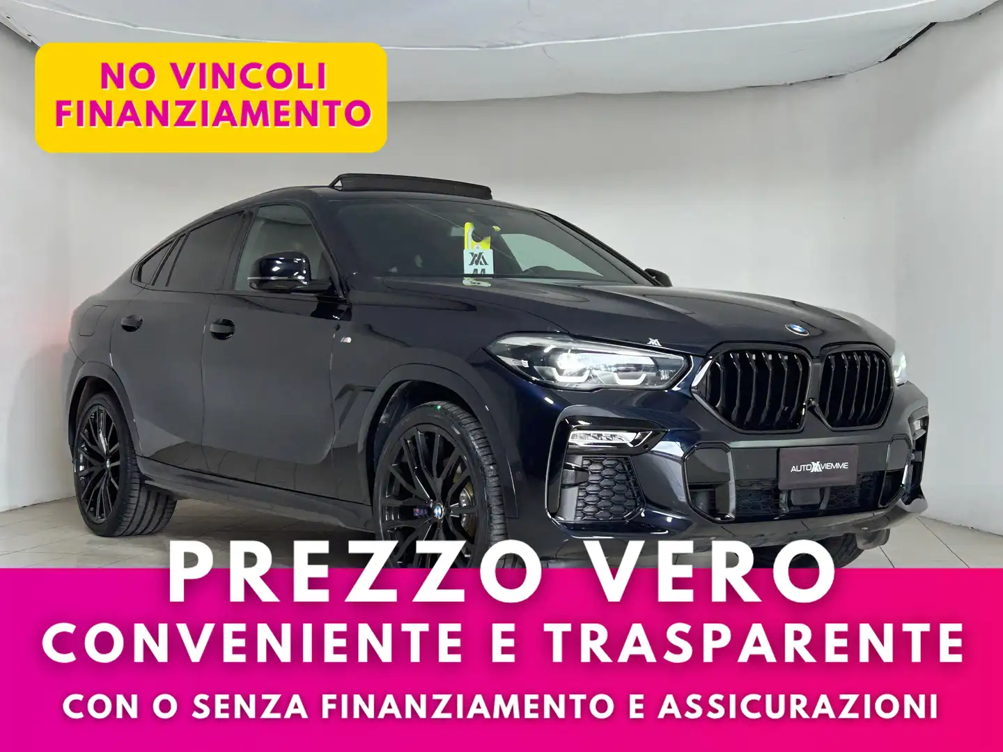 BMW X6 Msport PRO X-Drive Iva esposta 286 cv introvabile Nero - 1