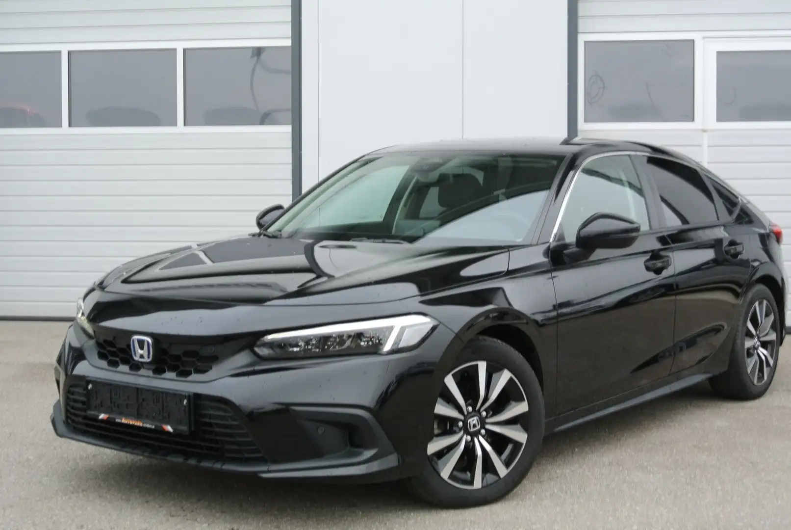 Honda Civic e:HEV 2.0 Aut. Elegance ** LED * NAVI * KAMERA Schwarz - 1