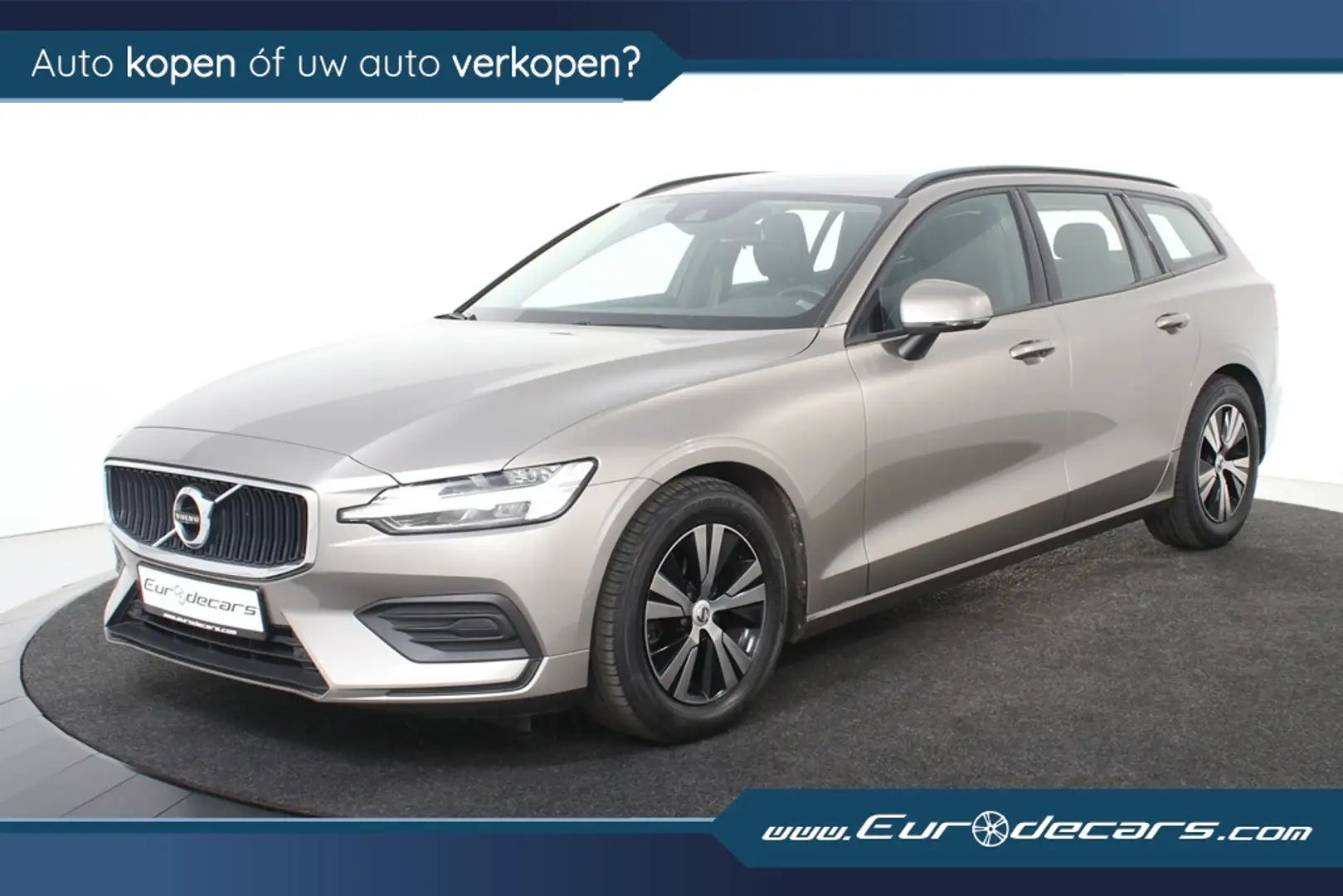 Volvo V60 2.0 D3 Inscription *1ste Eigenaar*Navigatie*Leer*T Grijs - 1