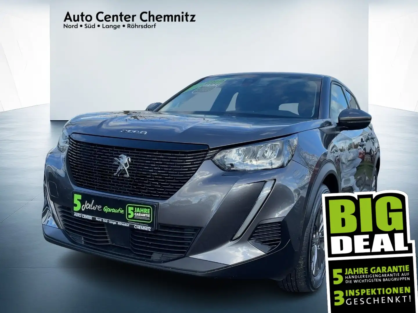 Peugeot 2008 1.2 130 Active LED/KlimaA/SHZ/PDC/Kamera Grau - 1