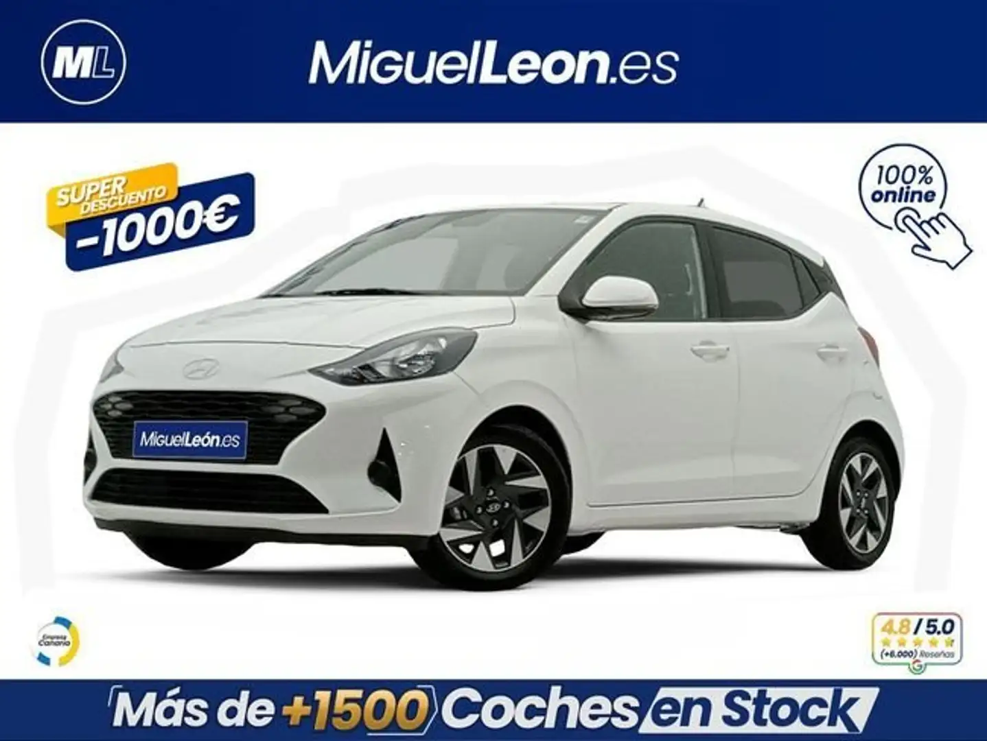 Hyundai i10 1.0 Klass Blanco - 1