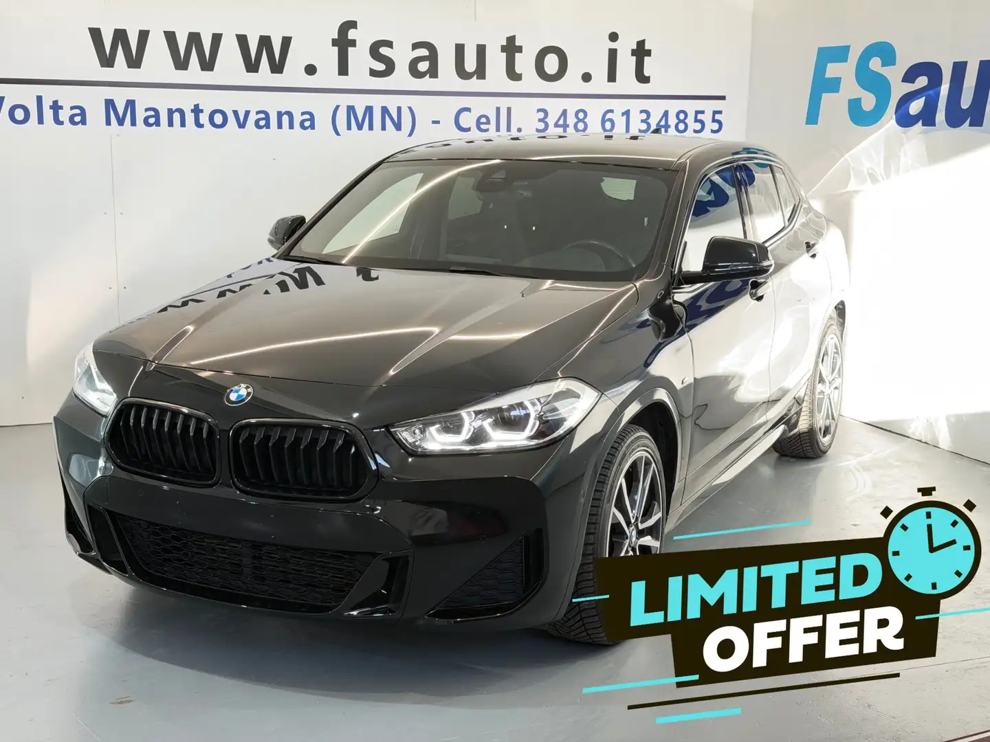 BMW X2 xdrive20d Msport auto - PROMO FS AUTO Zwart - 1