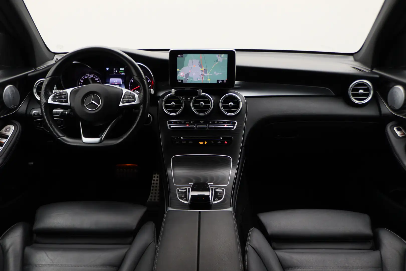Mercedes-Benz GLC 350 350e 4MATIC Premium Plus AMG Leer, Head-up, Camera Zwart - 2