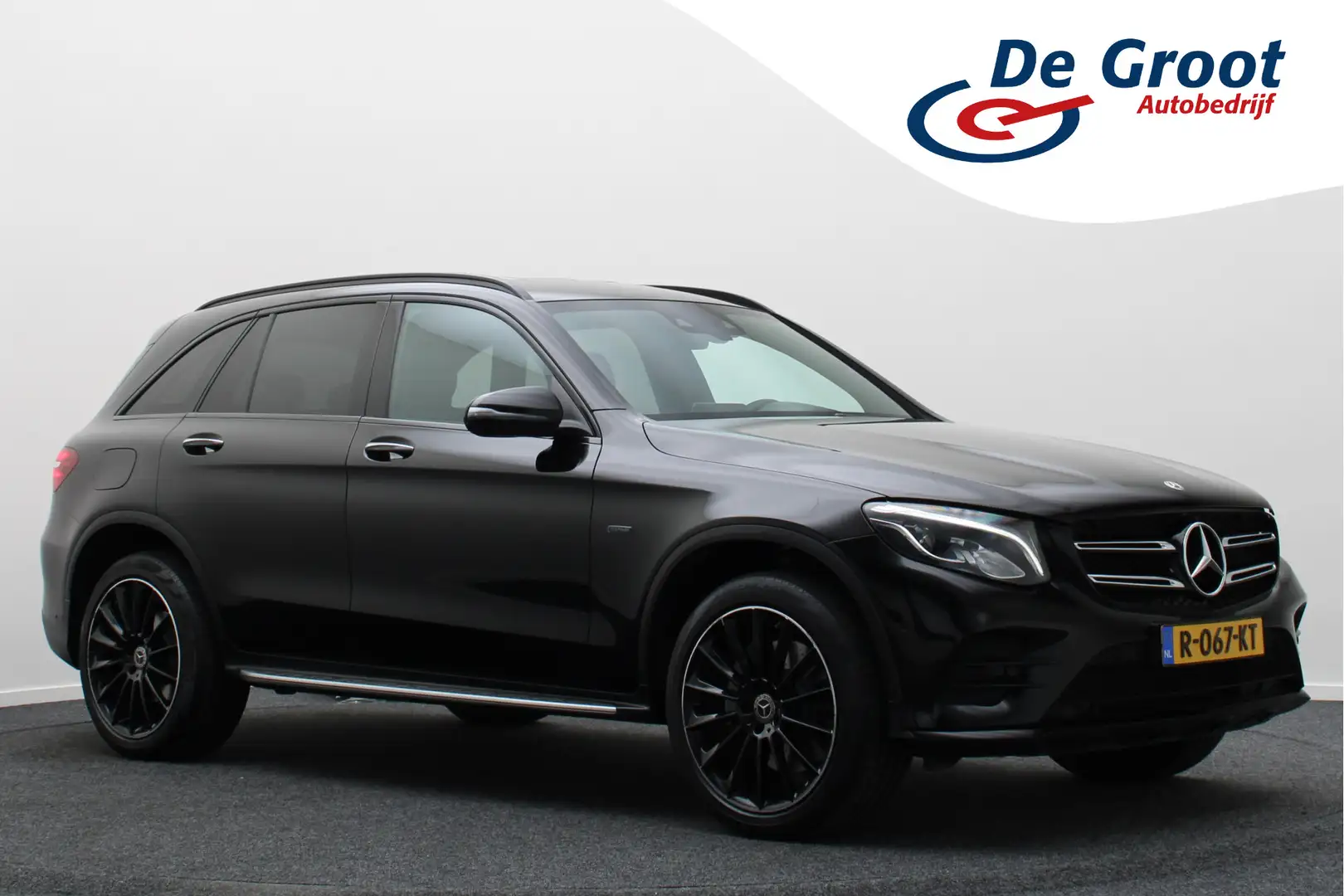 Mercedes-Benz GLC 350 350e 4MATIC Premium Plus AMG Leer, Head-up, Camera Zwart - 1