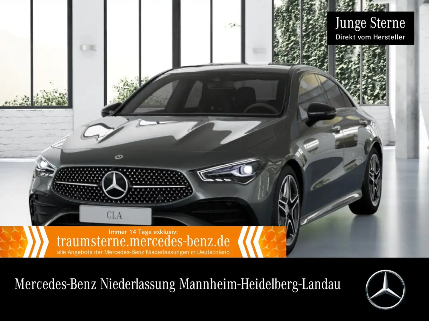 Mercedes-Benz CLA 180 AMG+NIGHT+PANO+LED+KAMERA+TOTW+KEYLESS+7G Grau - 1