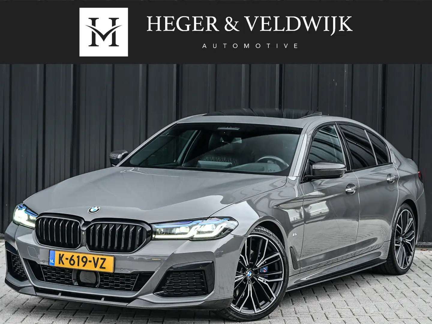 BMW 530 5-serie 530i HIGH EXECUTIVE | NL-AUTO | M-SPORT | Grijs - 1