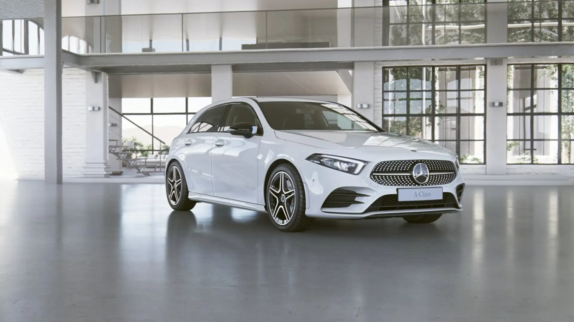 Mercedes-Benz A 250 A 250 e AMG+NIGHT+KAMERA+AMBI+SITZHZ+SPUR/BREMS Weiß - 2