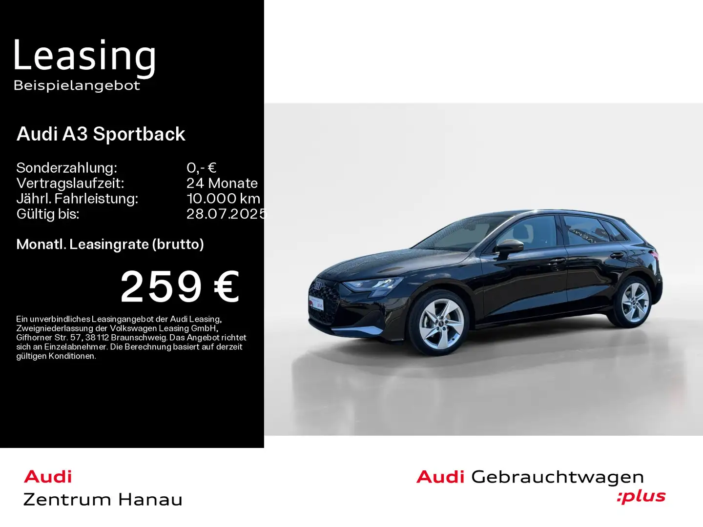 Audi A3 35 TDI advanced*LED*VIRTUAL*NAVI-PL Noir - 1