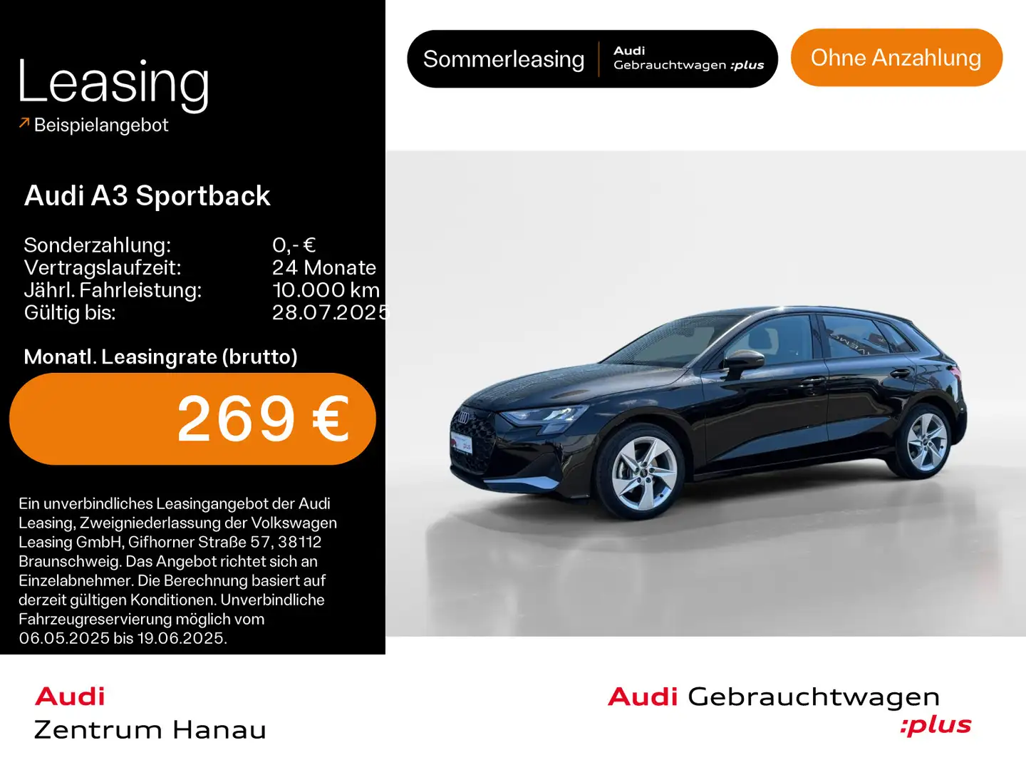 Audi A3 35 TDI advanced*LED*VIRTUAL*NAVI-PL Zwart - 1