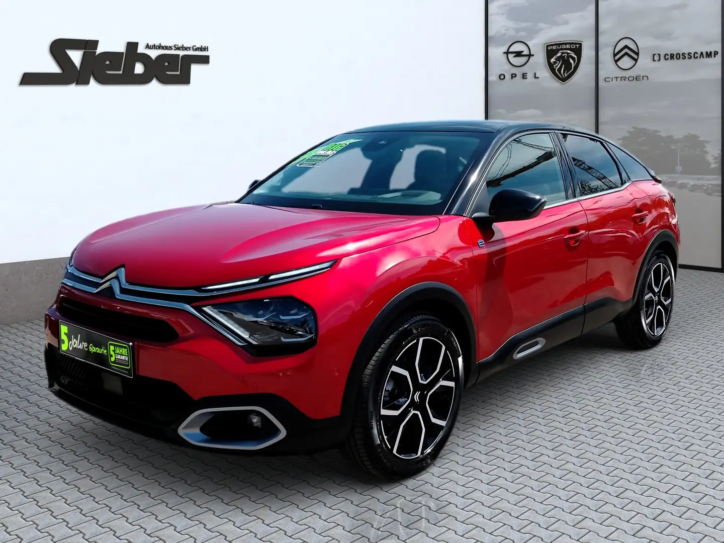 Citroen C4 e- Elektromotor 136 Shine Kamera Navi Sitzhzg Червоний - 2