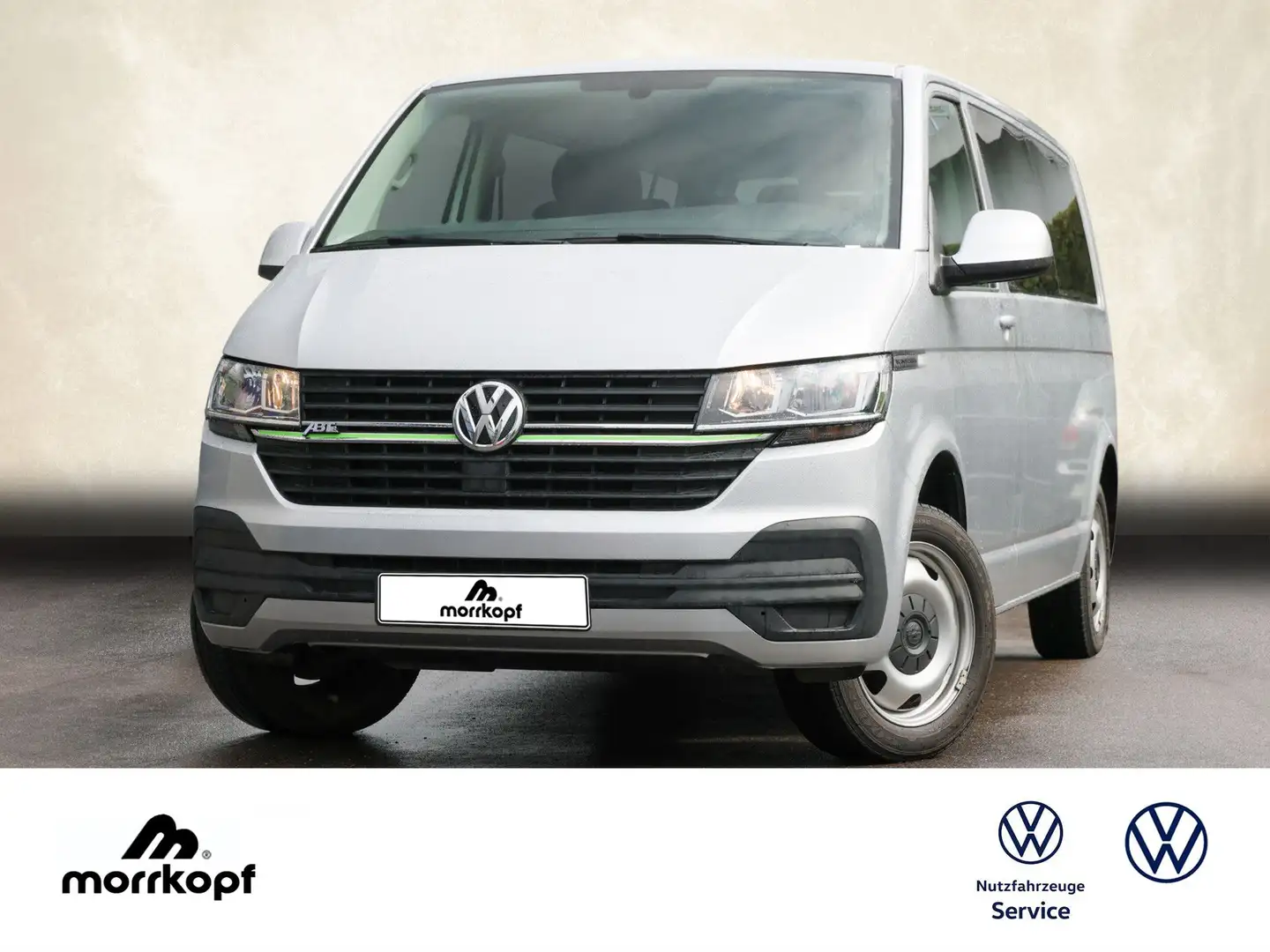 Volkswagen T6.1 Kombi T6.1 eAbt Kombi LR +8-SITZER+ Bluetooth LED Klima Silber - 2