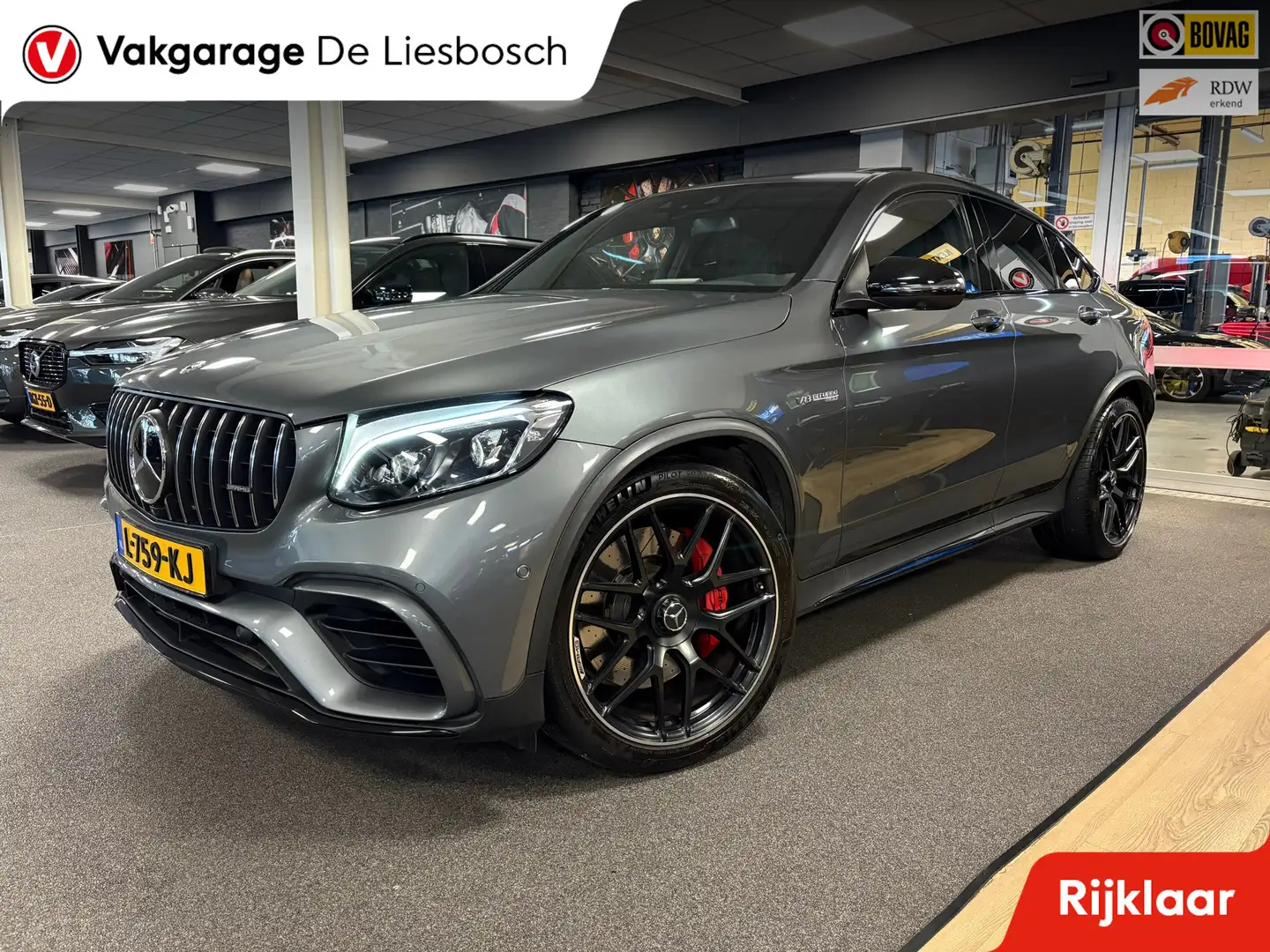 Mercedes-Benz GLC 63 AMG Coupé S 4MATIC+ edition 1/schuifdak/schaalstoelen/ Grijs - 1