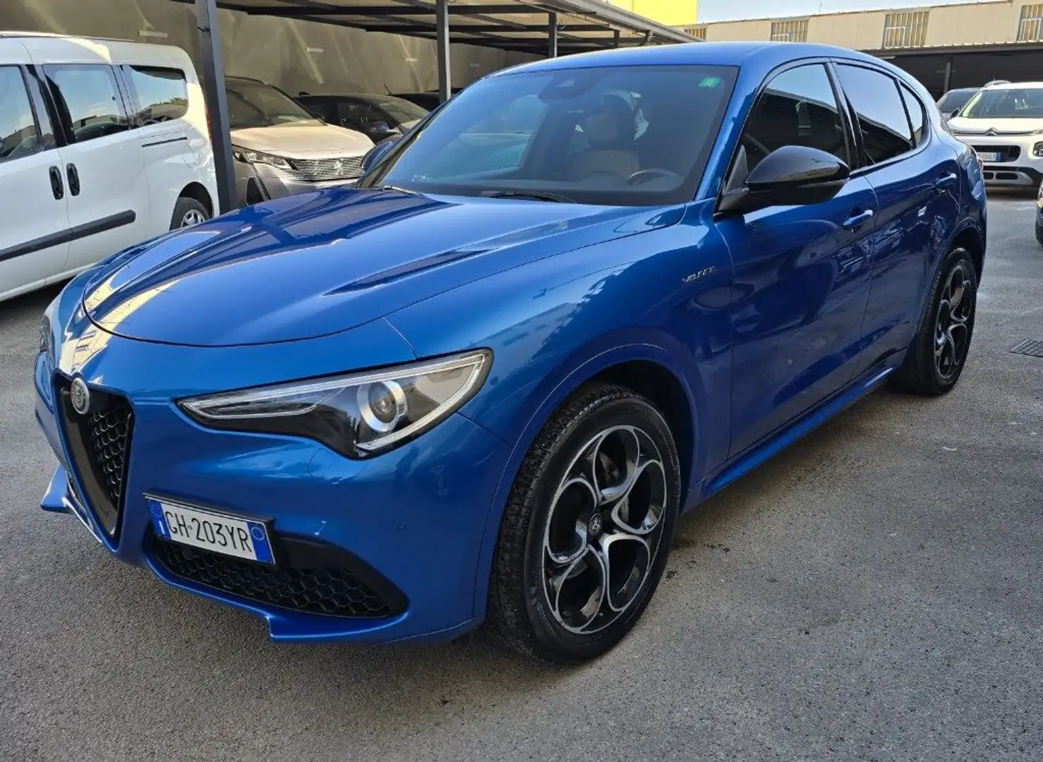 Alfa Romeo Stelvio 2.0 Turbo 280 CV AT8 Q4 Veloce Blu/Azzurro - 1